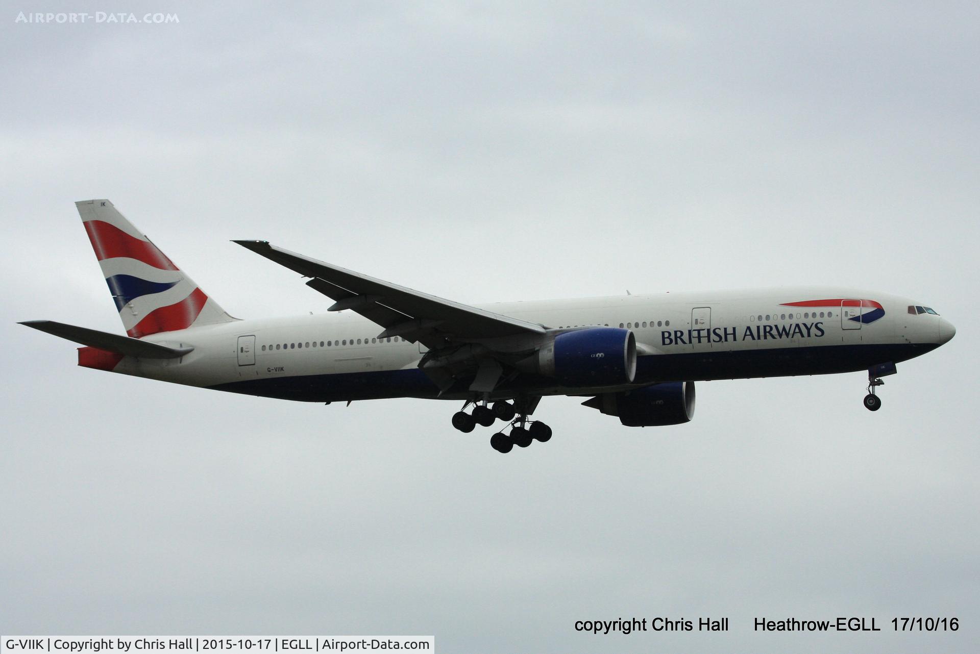 G-VIIK, 1998 Boeing 777-236/ER C/N 28840, British Airways