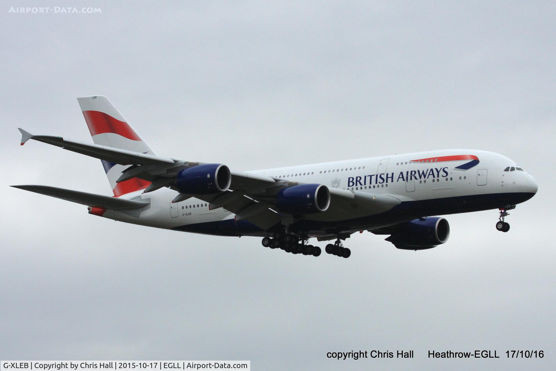 G-XLEB, 2013 Airbus A380-841 C/N 121, British Airways