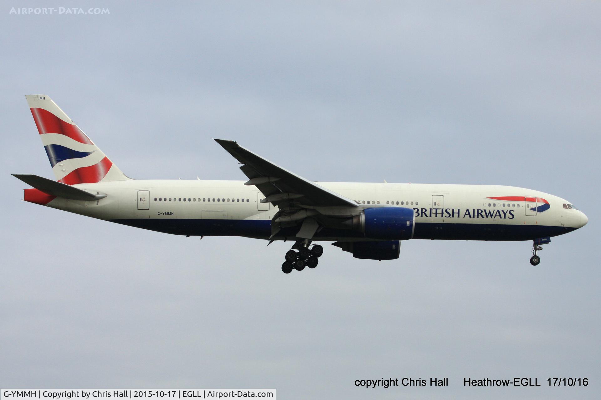 G-YMMH, 2000 Boeing 777-236/ER C/N 30309, British Airways