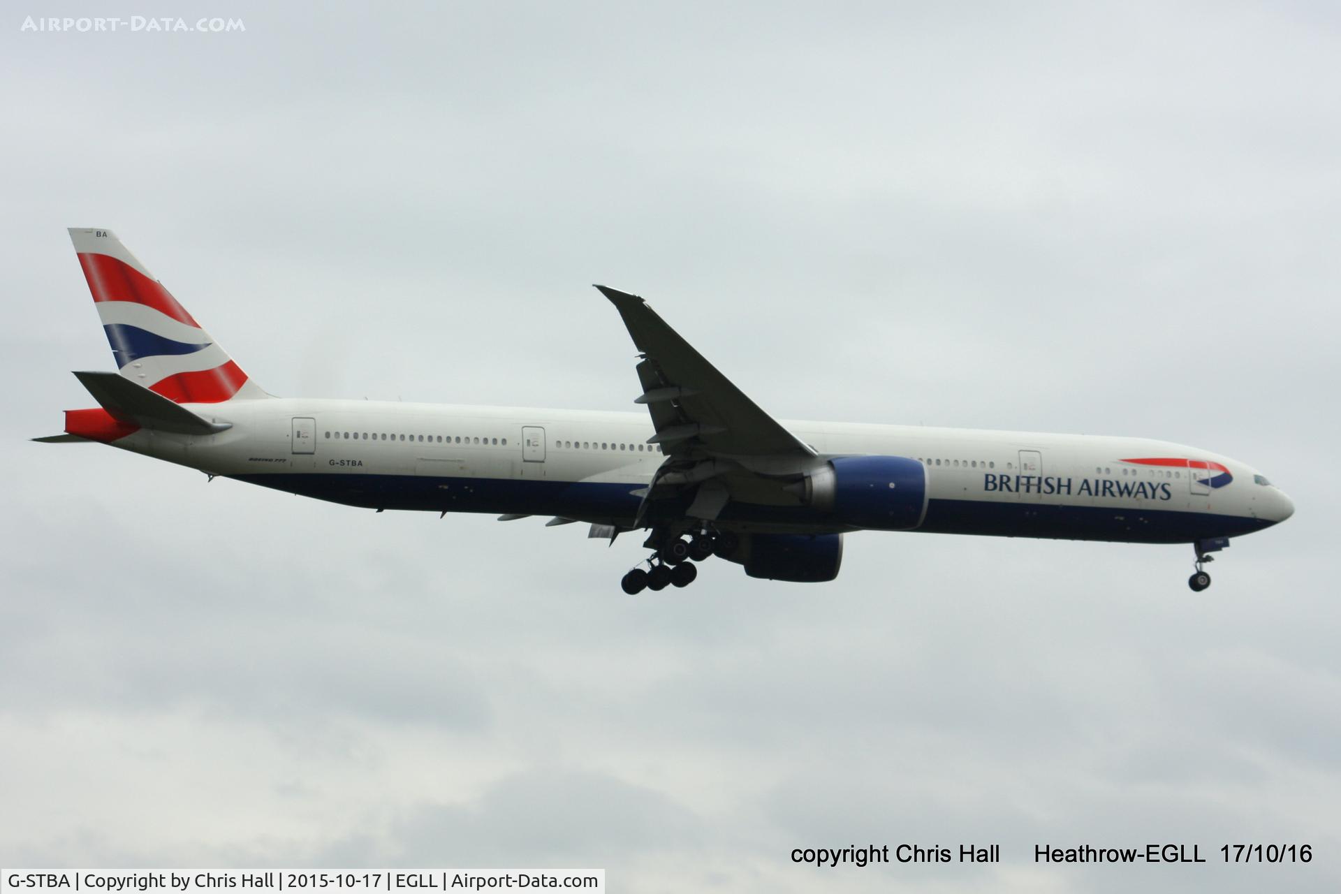 G-STBA, 2010 Boeing 777-336/ER C/N 40542, British Airways