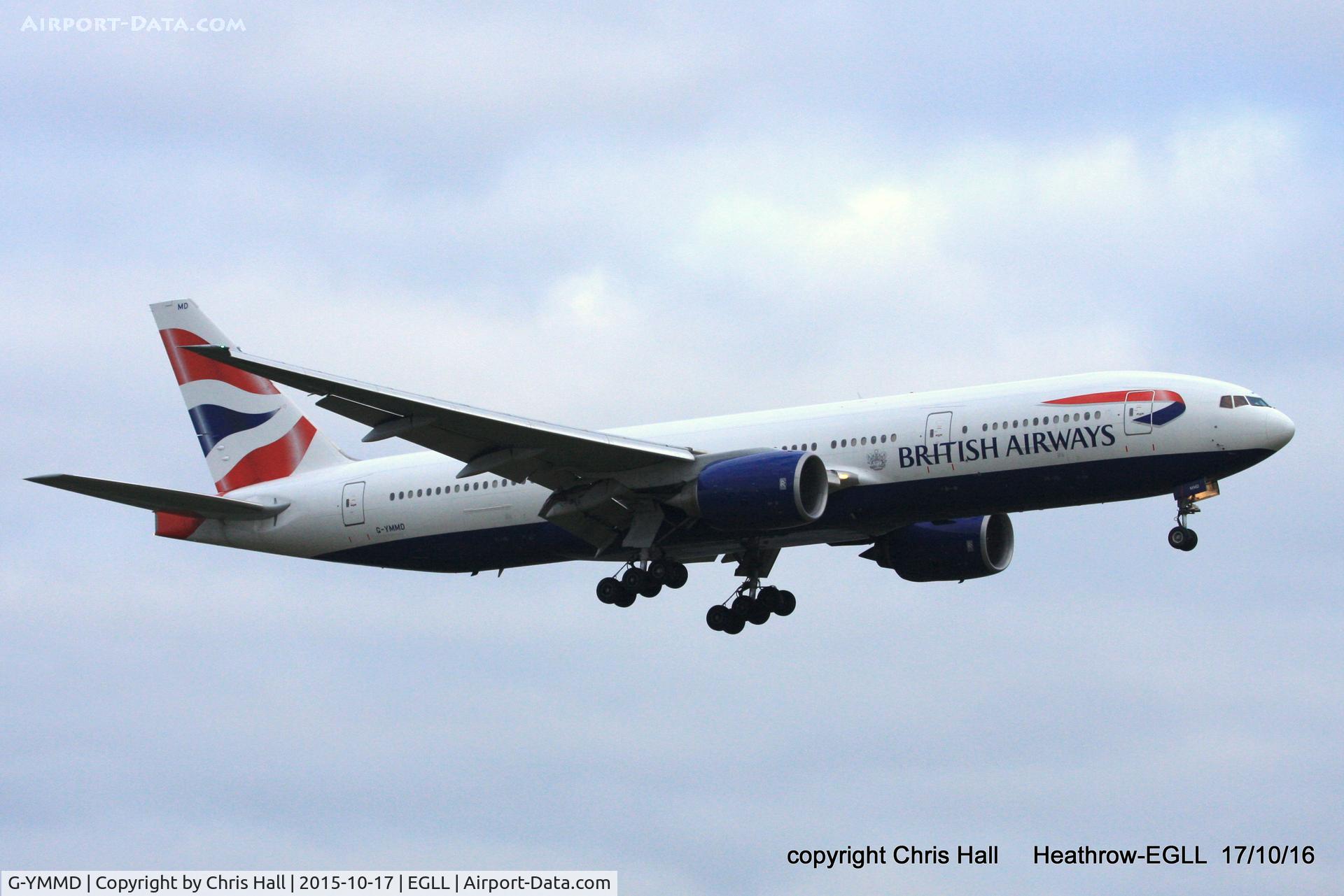 G-YMMD, 2000 Boeing 777-236 C/N 30305, British Airways