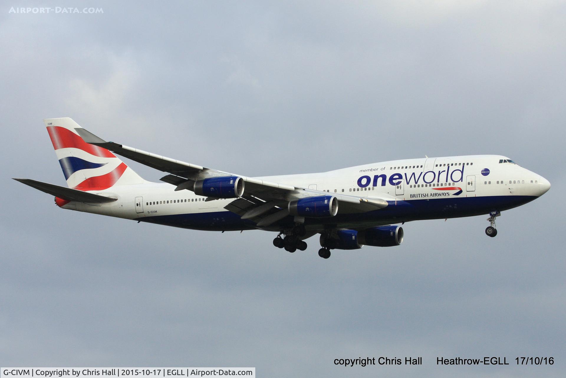 G-CIVM, 1997 Boeing 747-436 C/N 28700, British Airways