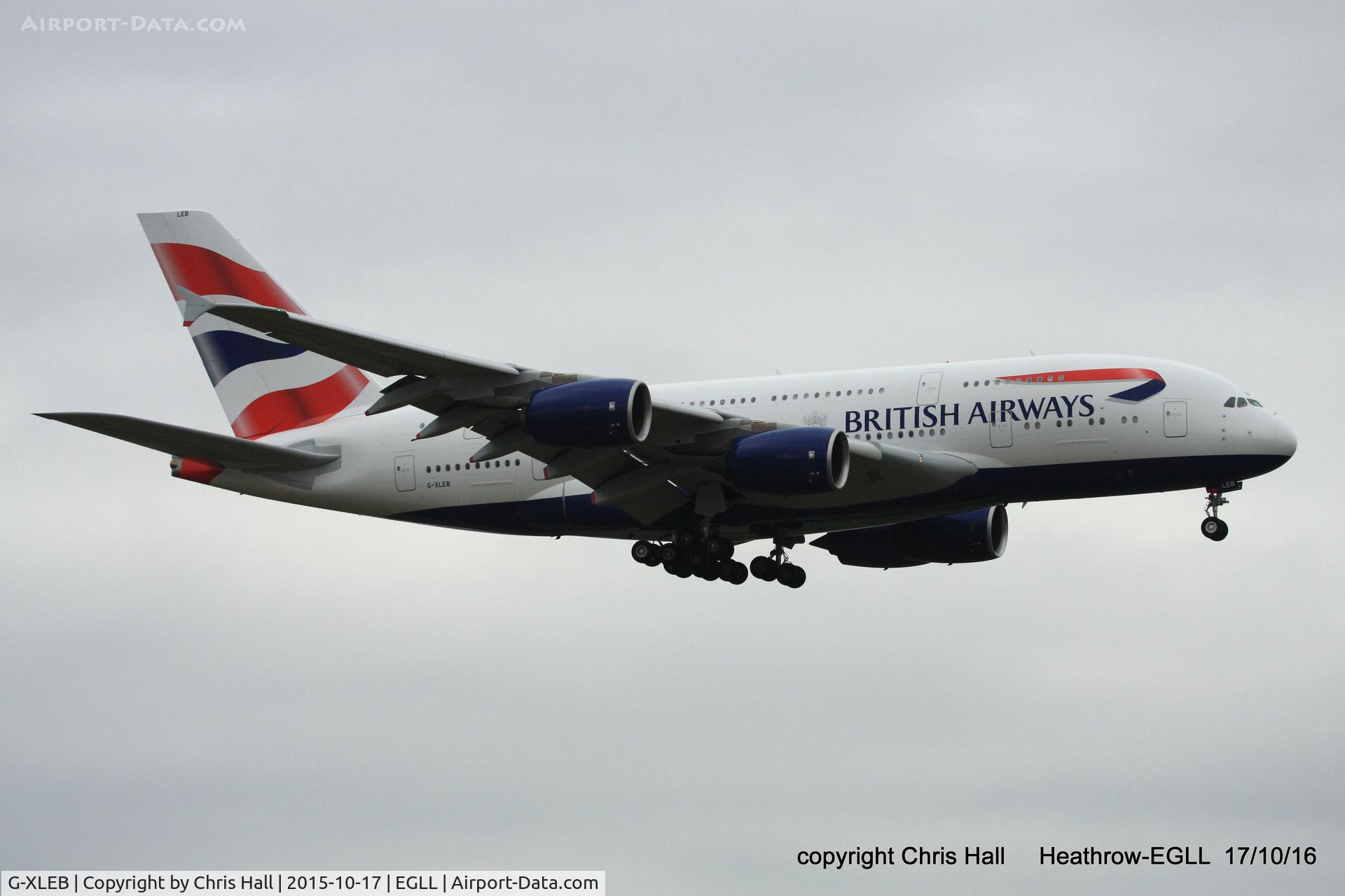 G-XLEB, 2013 Airbus A380-841 C/N 121, British Airways