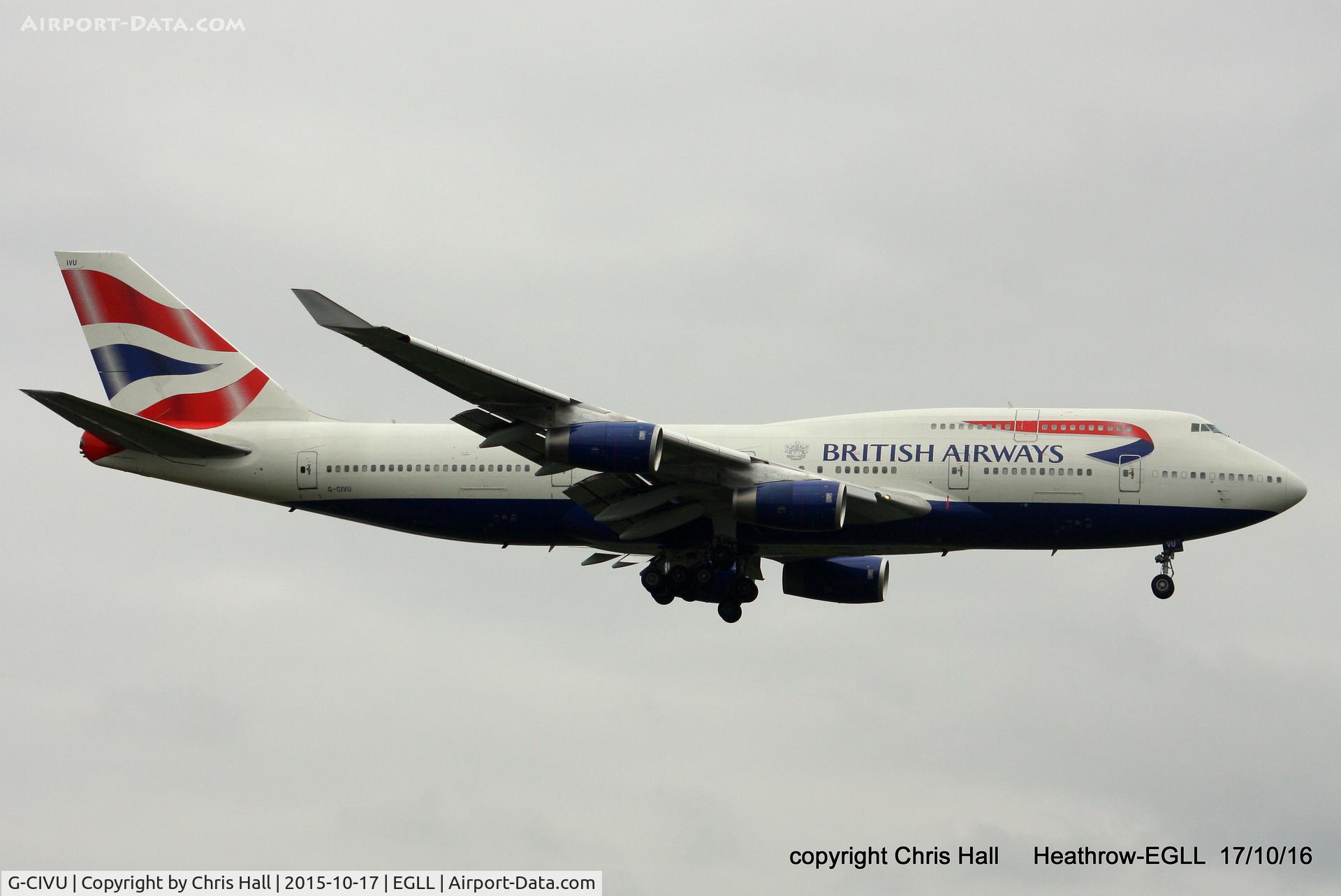 G-CIVU, 1998 Boeing 747-436 C/N 25810, British Airways