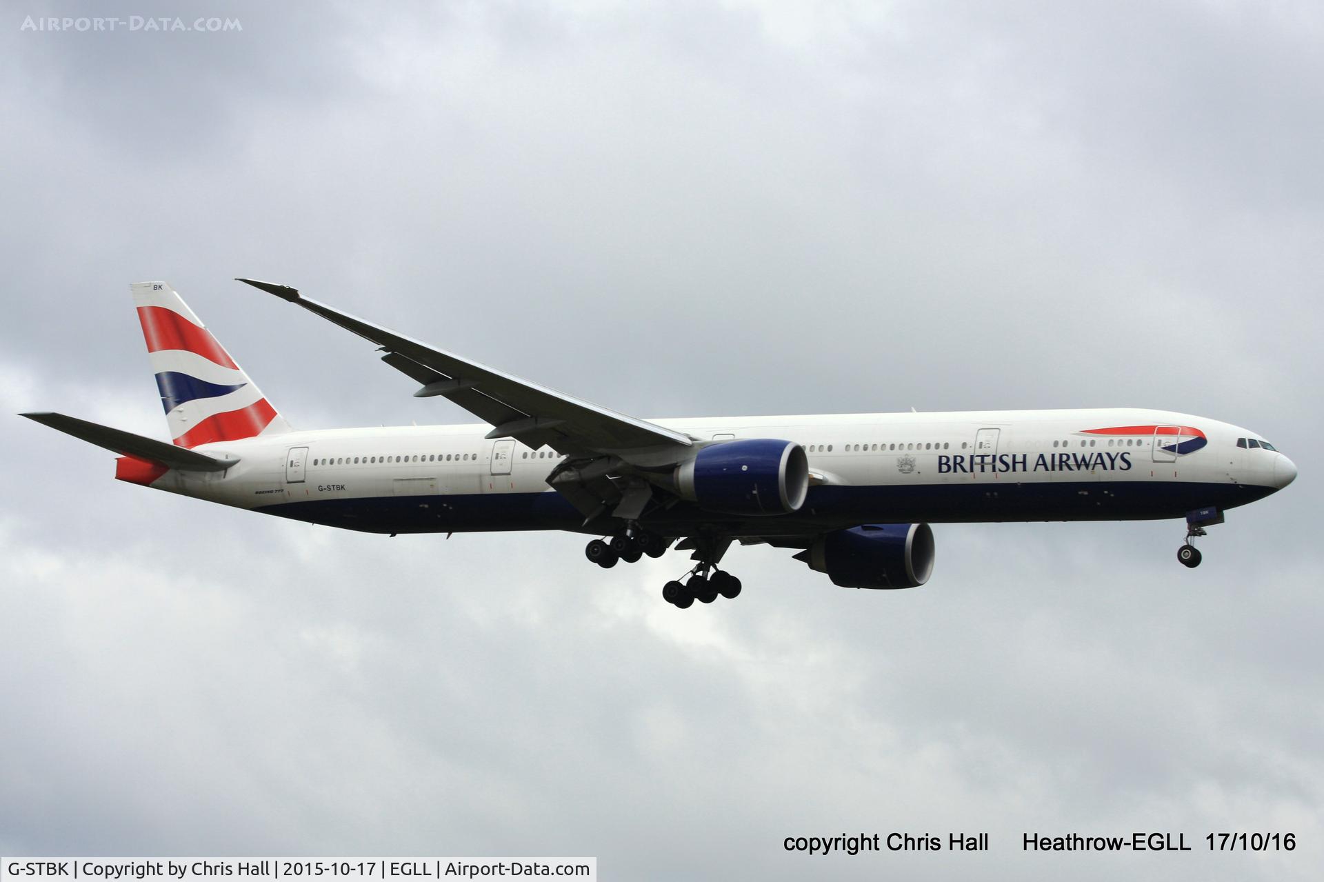 G-STBK, 2014 Boeing 777-336/ER C/N 42121, British Airways