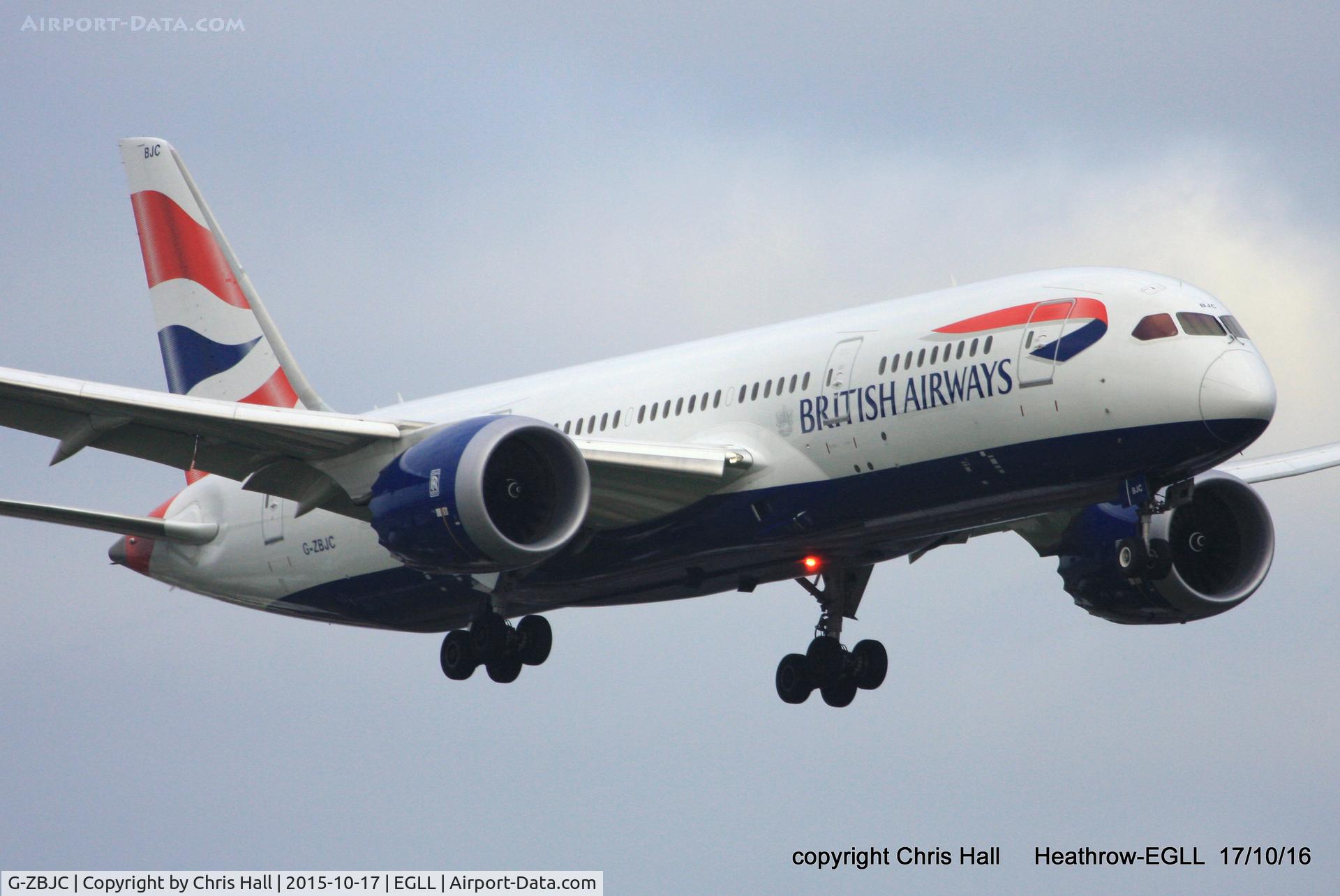 G-ZBJC, 2013 Boeing 787-8 Dreamliner C/N 38611, British Airways