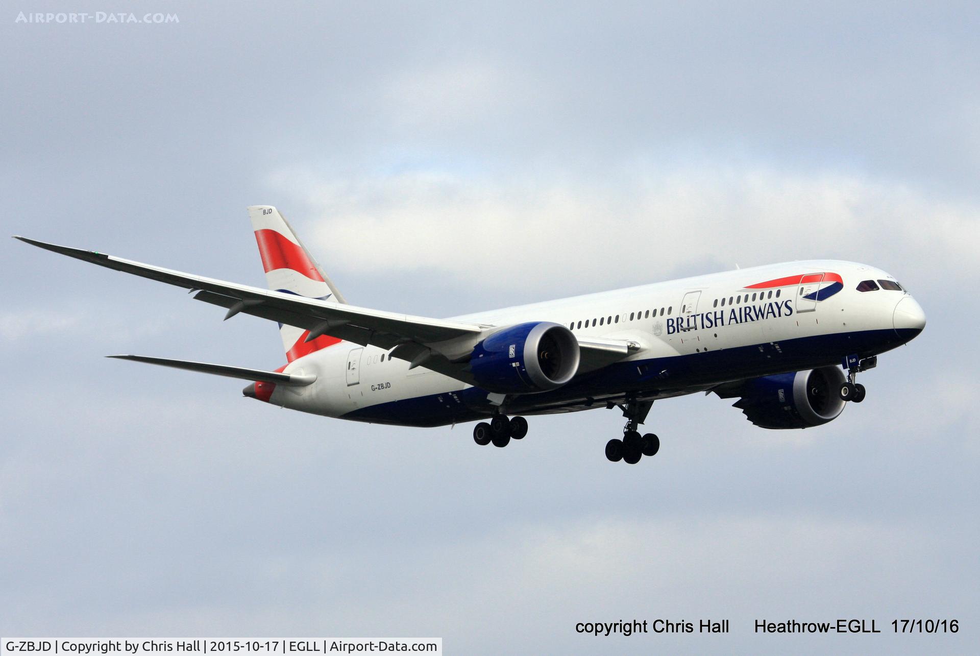 G-ZBJD, 2013 Boeing 787-8 Dreamliner C/N 38619, British Airways