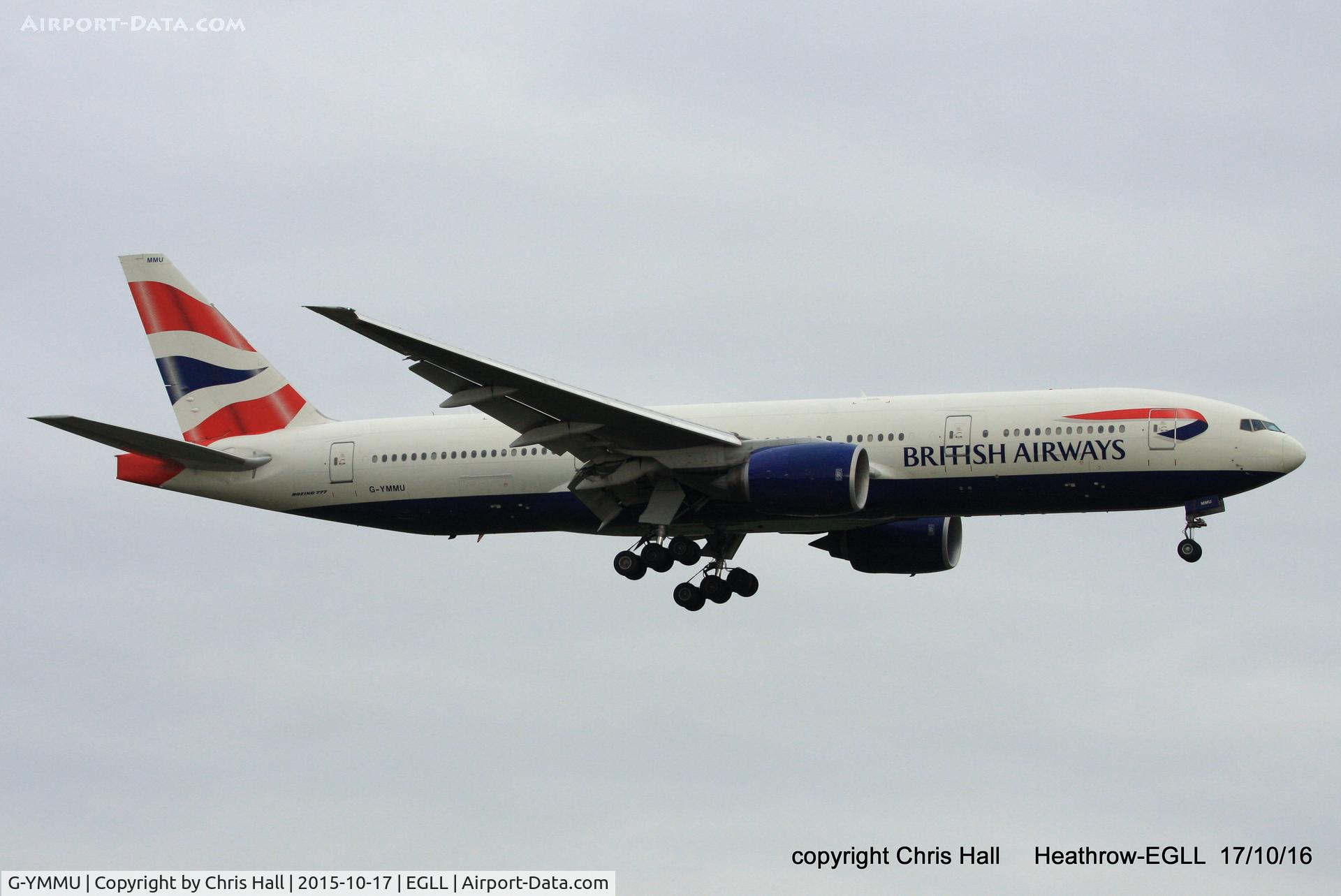 G-YMMU, 2009 Boeing 777-236/ER C/N 36519, British Airways