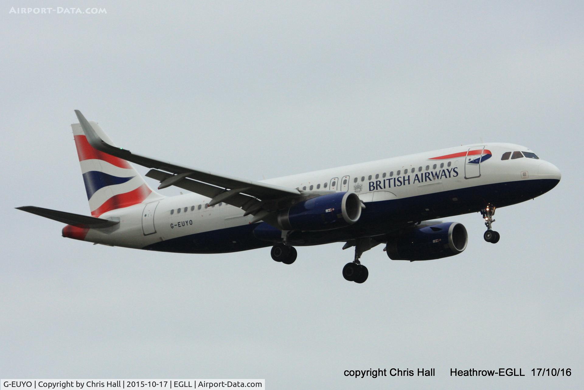 G-EUYO, 2013 Airbus A320-232 C/N 5634, British Airways