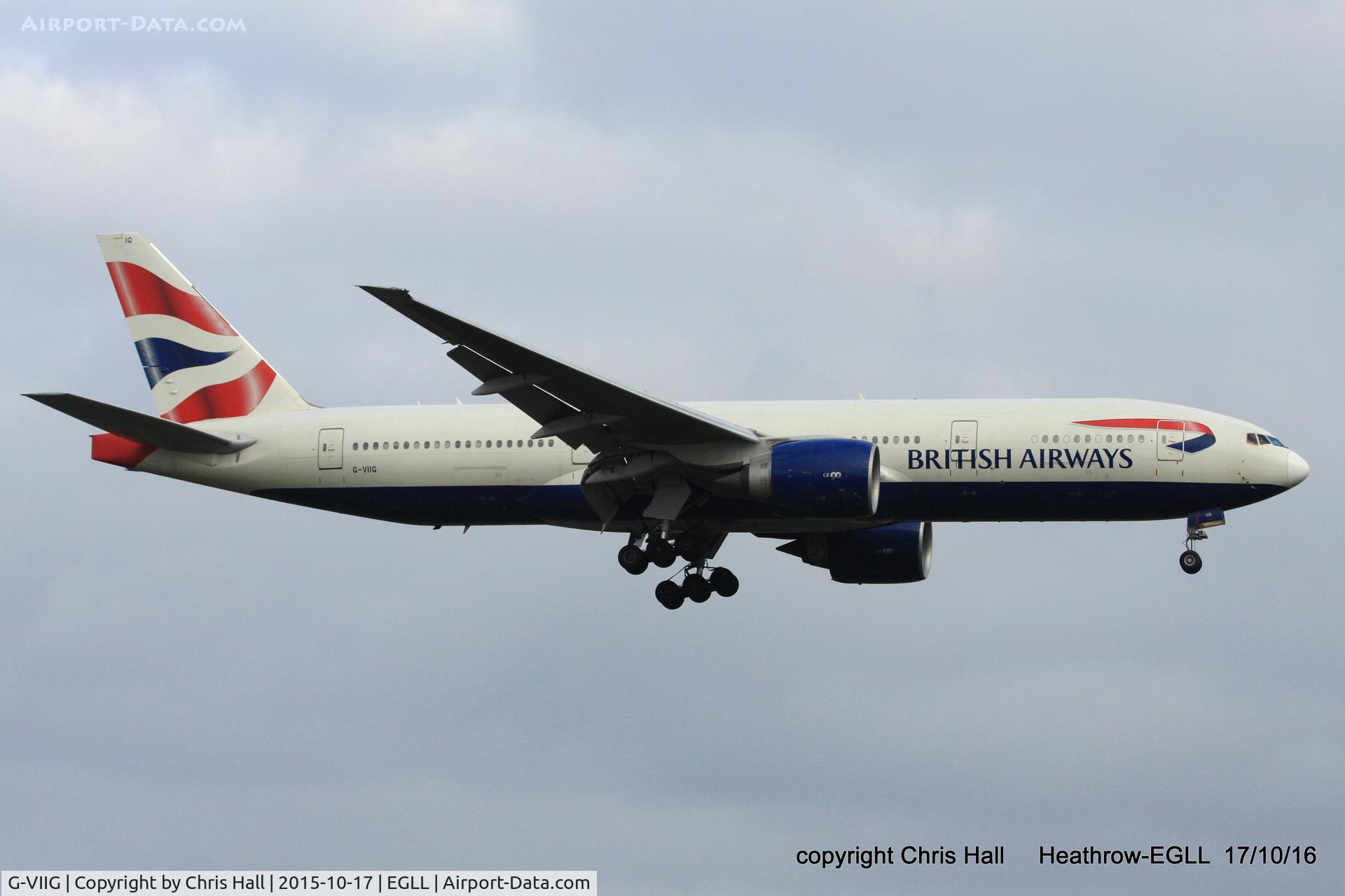 G-VIIG, 1997 Boeing 777-236/ER C/N 27489, British Airways