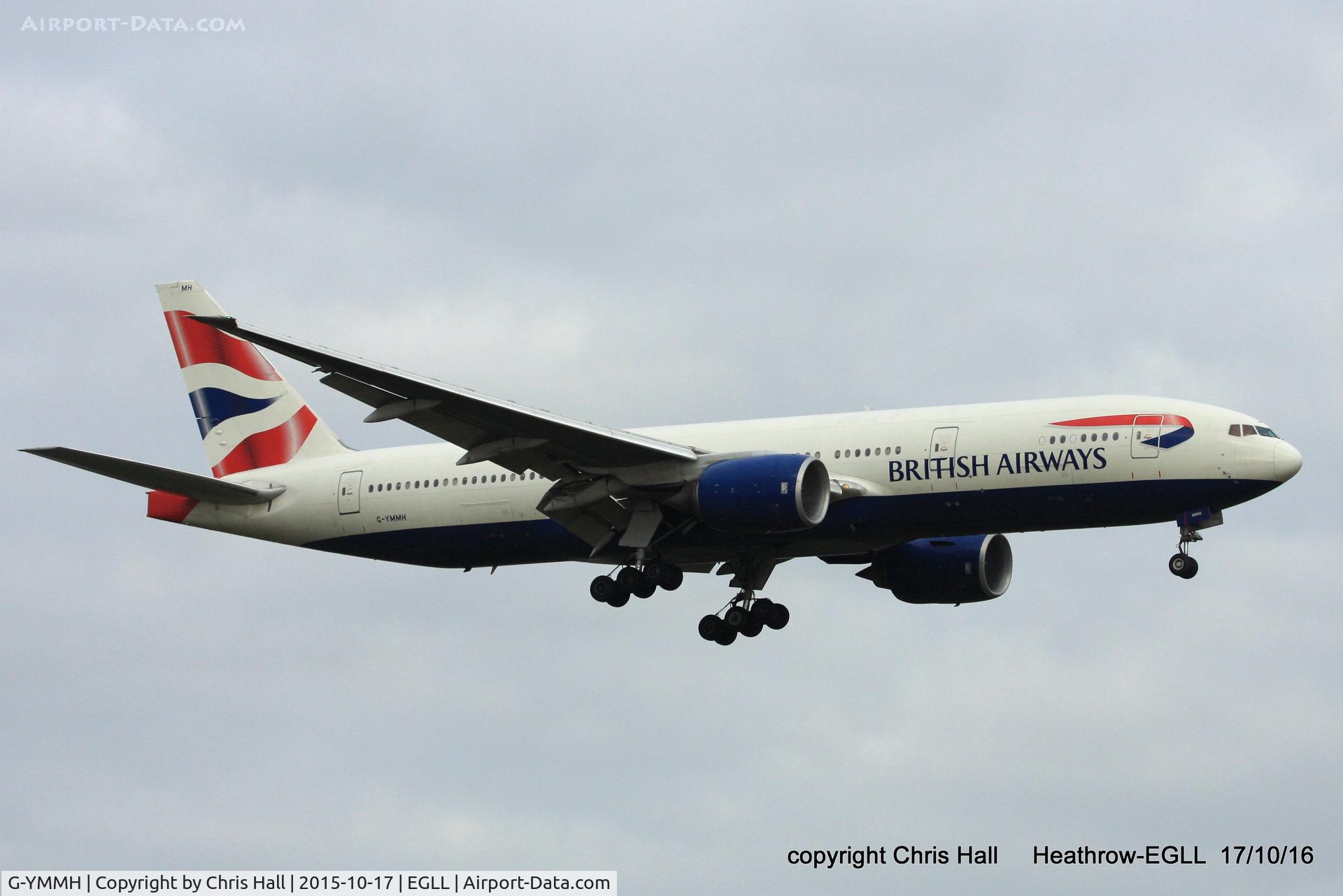 G-YMMH, 2000 Boeing 777-236/ER C/N 30309, British Airways