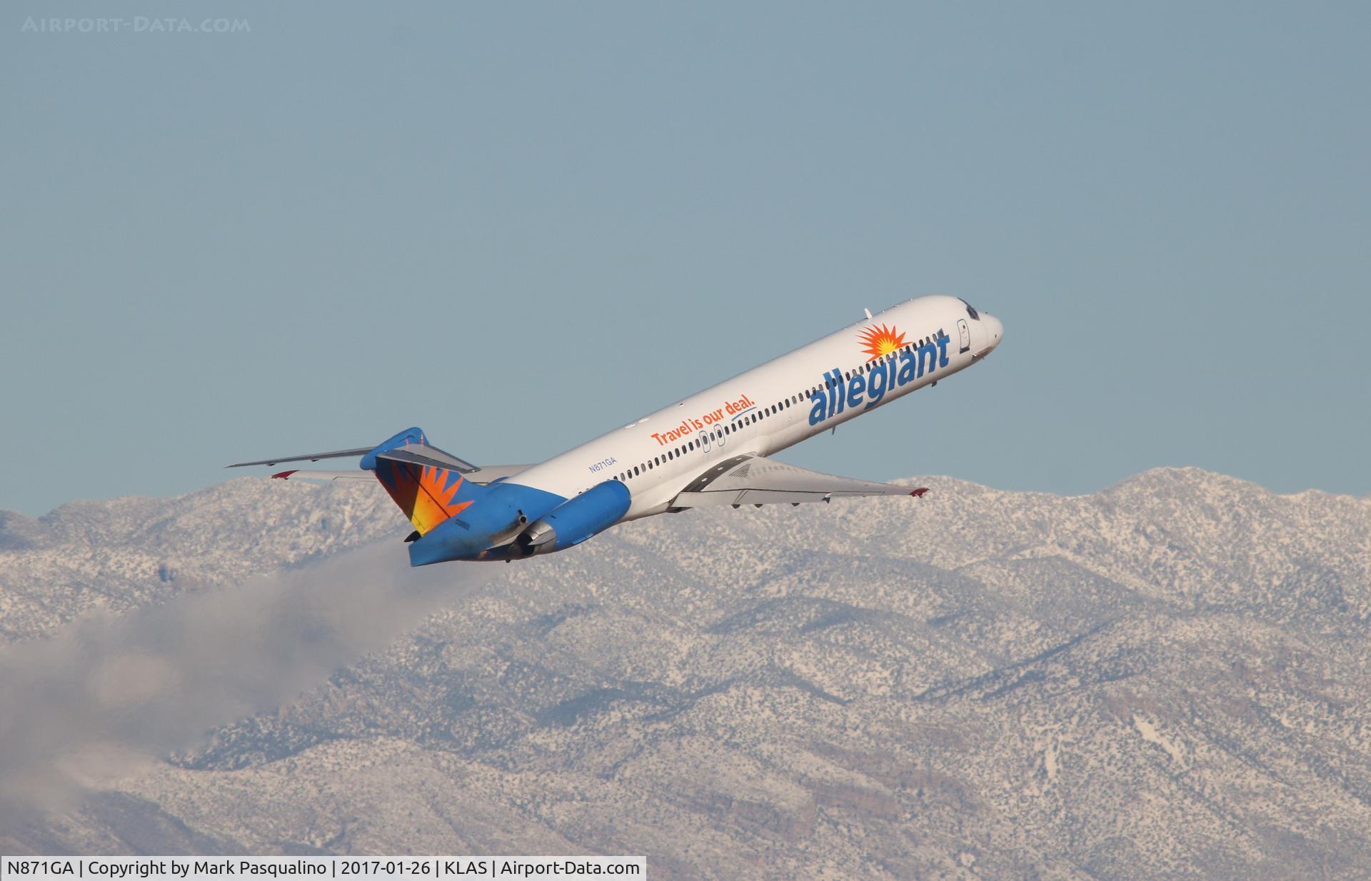 N871GA, 1996 McDonnell Douglas MD-83 (DC-9-83) C/N 53192, MD-83
