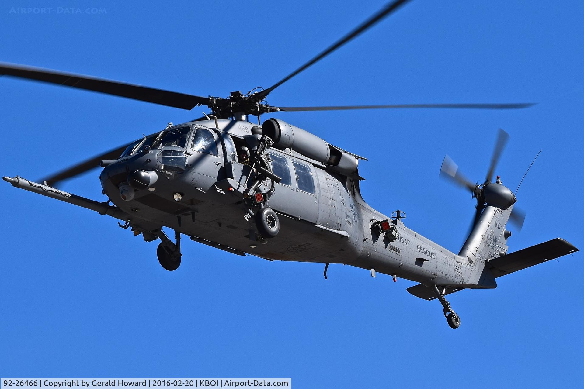 92-26466, 1992 Sikorsky HH-60G Pave Hawk C/N 70-2009, 210th Rescue Sq., 176th Wing, Alaska ANG