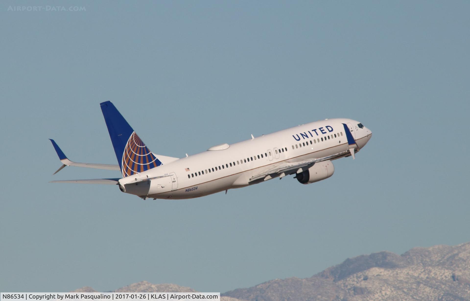 N86534, 2016 Boeing 737-824 C/N 62750, Boeing 737-800