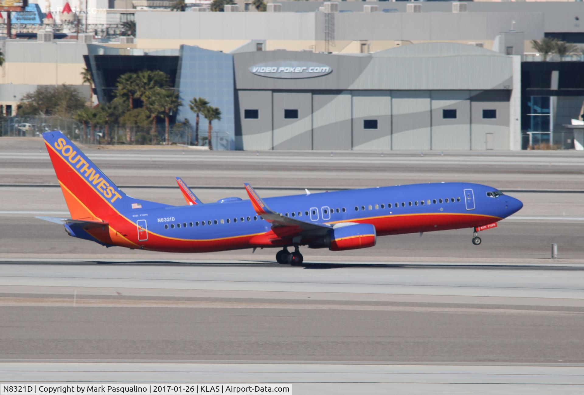 N8321D, 2012 Boeing 737-8H4 C/N 36687, Boeing 737-800