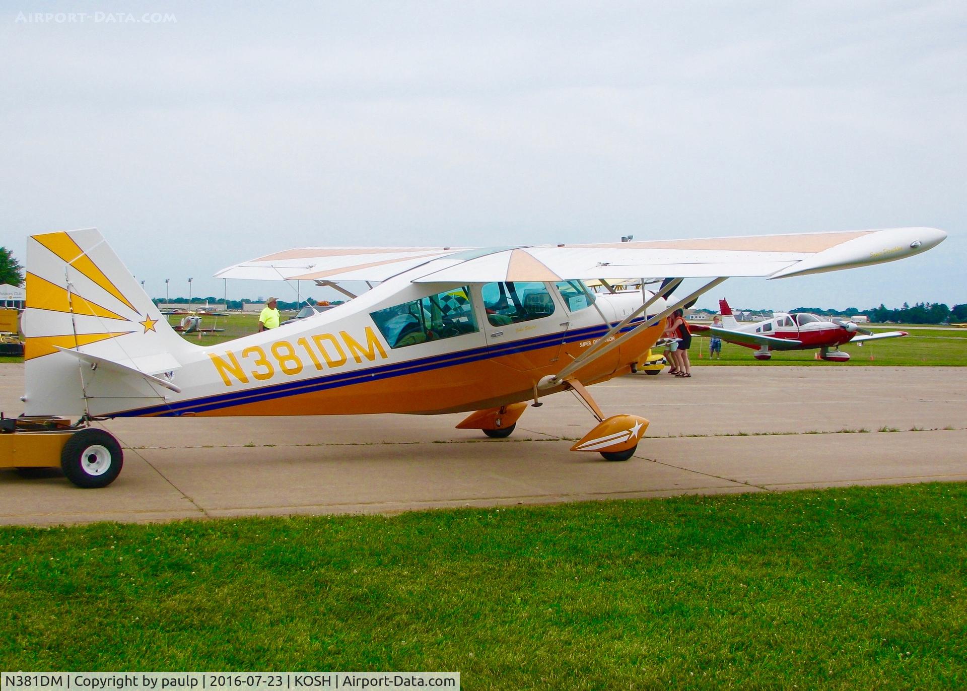 N381DM, 2000 American Champion 8KCAB Decathlon C/N 865-2000, At Oshkosh.