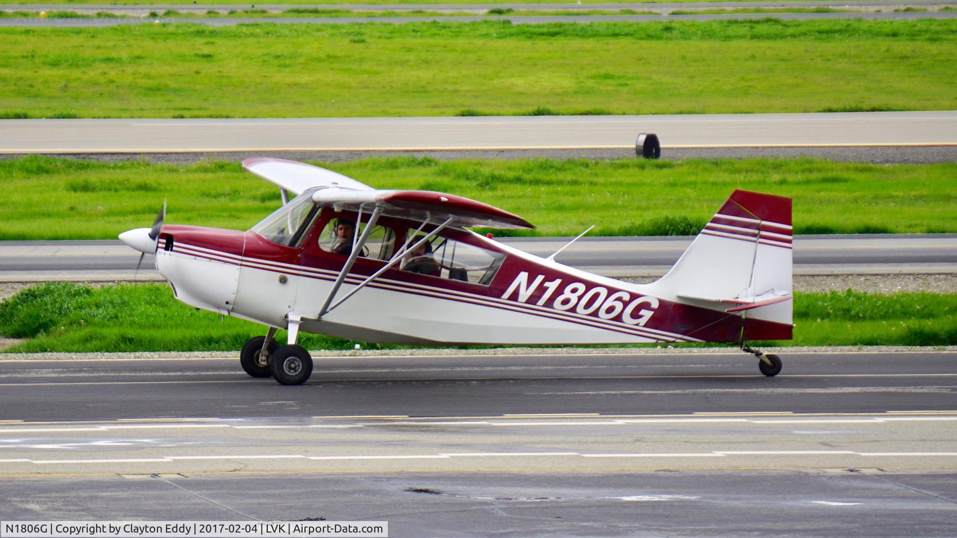N1806G, 1968 Champion 7ECA Citabria C/N 573, Livermore Airport 2017