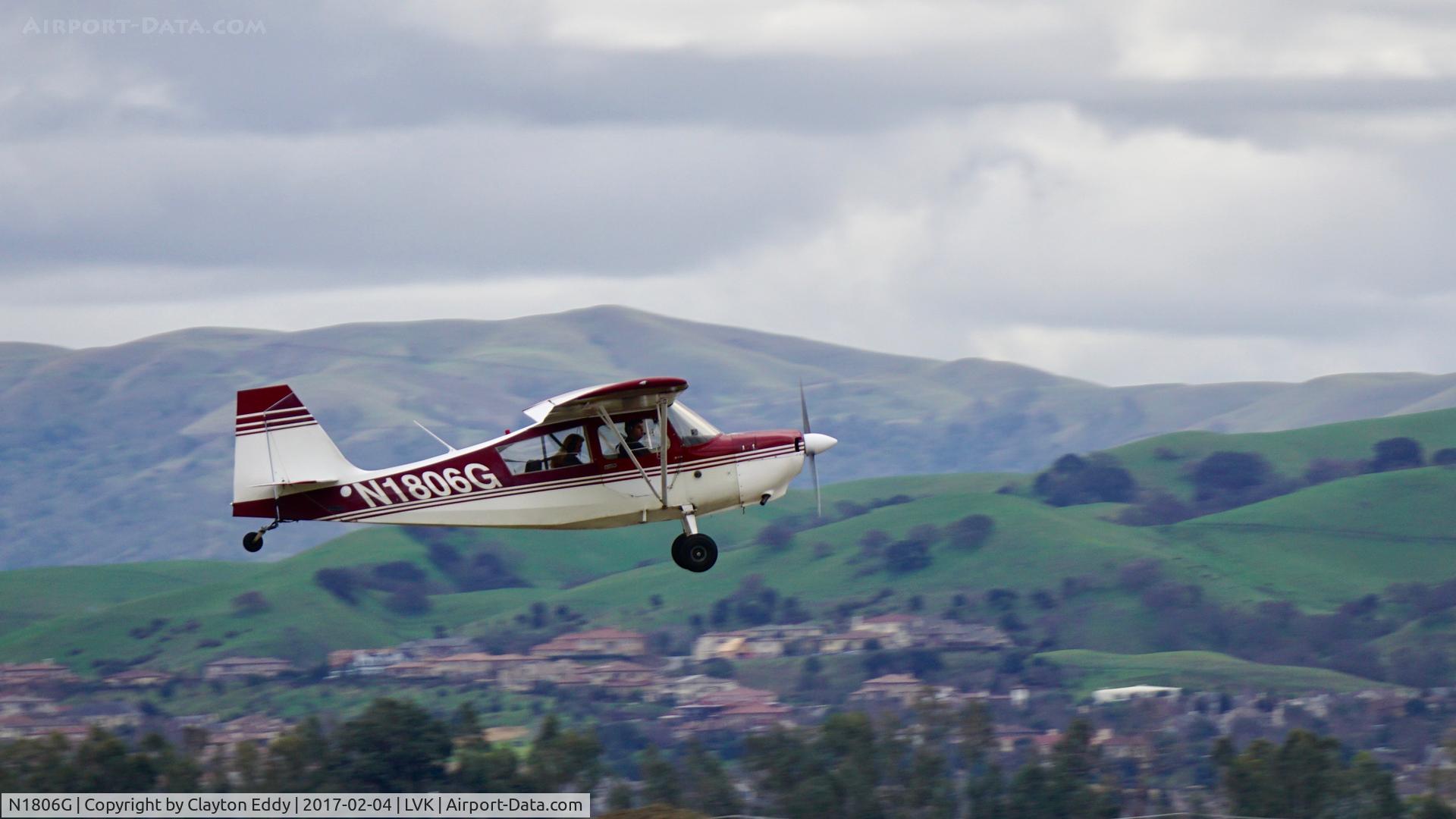 N1806G, 1968 Champion 7ECA Citabria C/N 573, Livermore Airport 2017