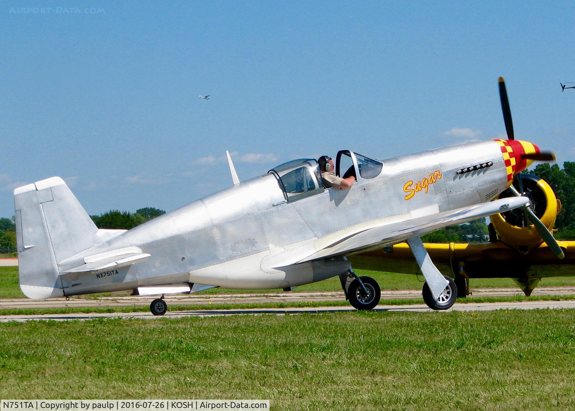 N751TA, 2015 Titan T-51B Mustang C/N M09BV12COHK0151B, At Oshkosh.