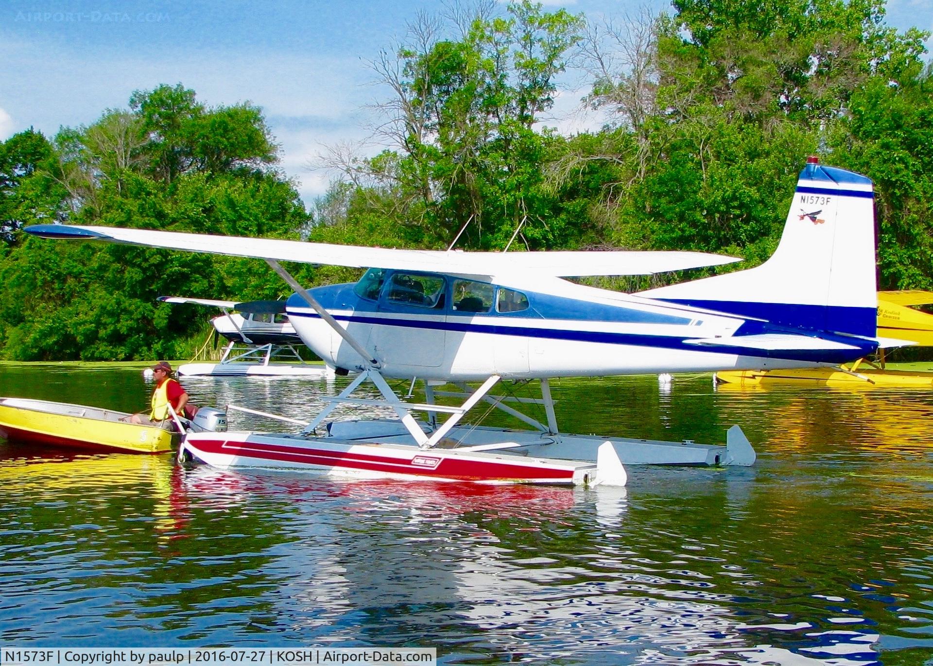 N1573F, 1965 Cessna 185D Skywagon C/N 185-0949, At Oshkosh.