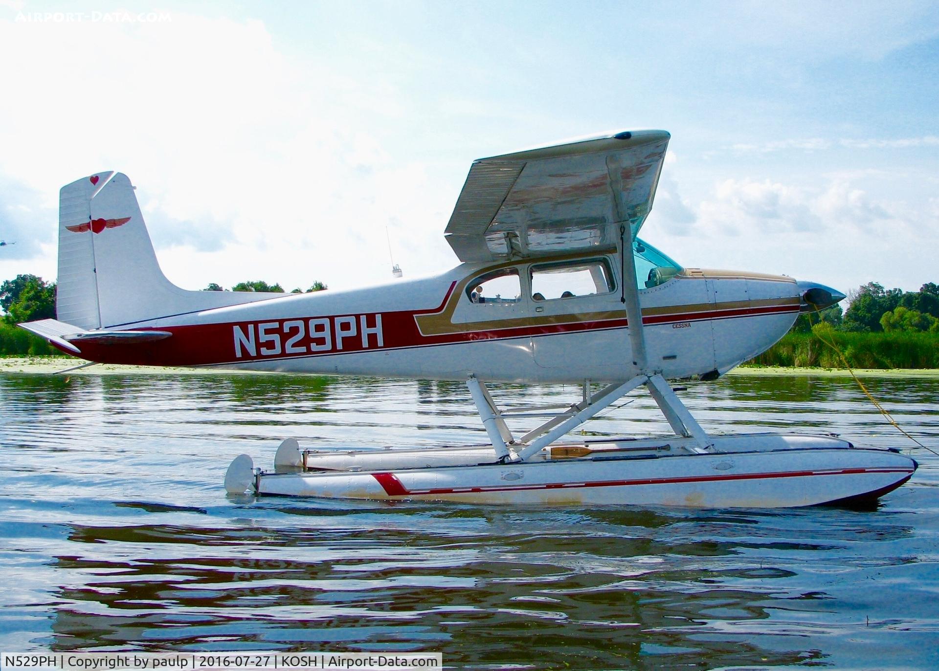 N529PH, 1955 Cessna 180 C/N 31324, At Oshkosh.