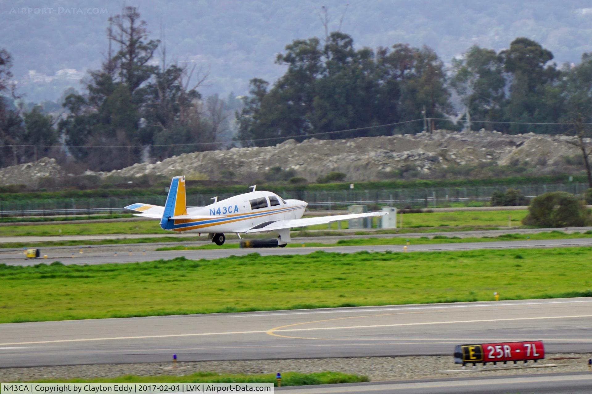 N43CA, 1977 Mooney M20J 201 C/N 24-0270, Livermore Airport 2017