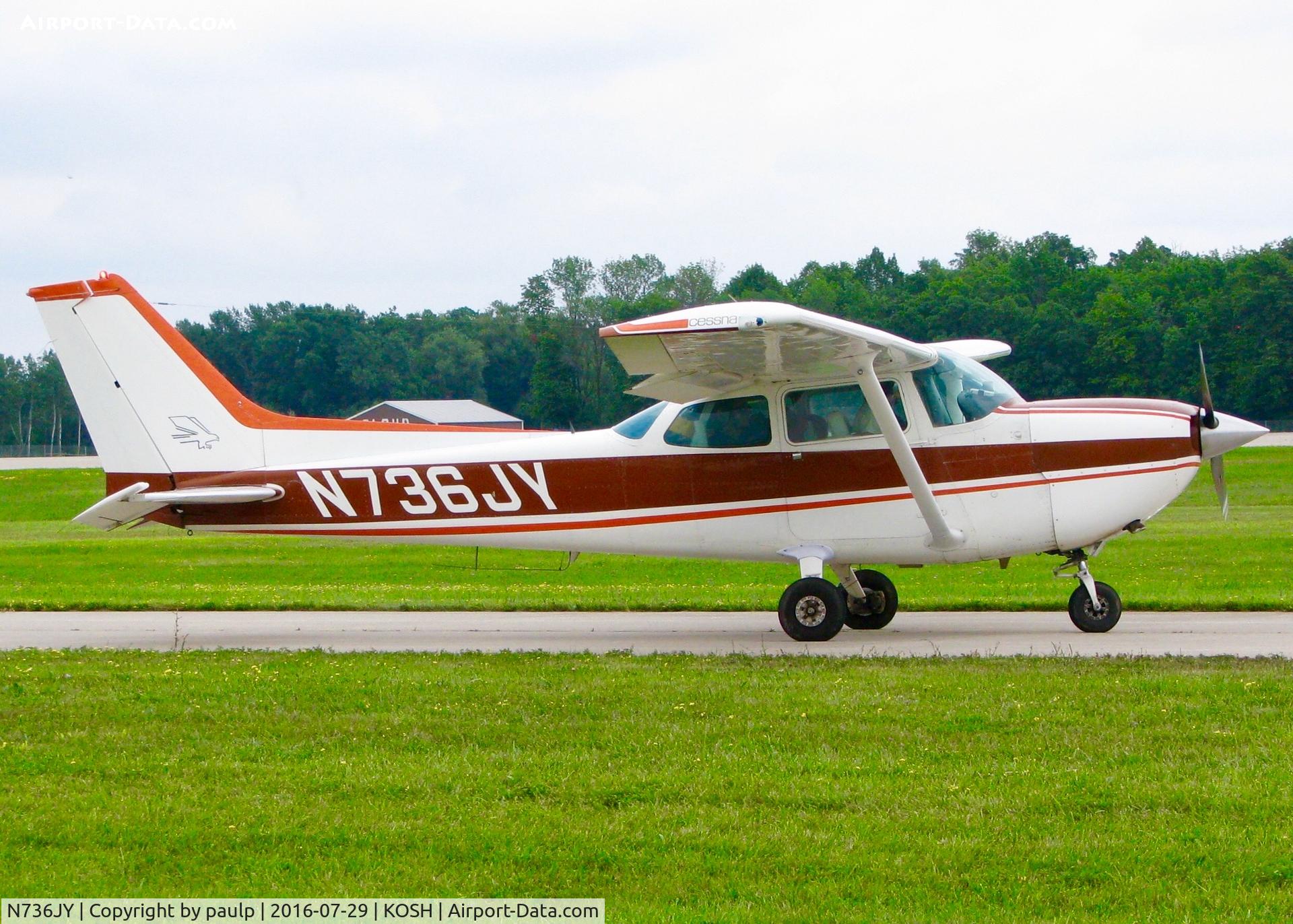 N736JY, 1977 Cessna R172K Hawk XP C/N R1722575, At Oshkosh.