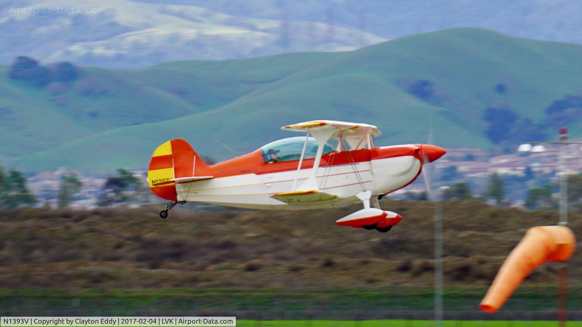 N1393V, 1984 Christen Eagle II C/N HAY 0001, Livermore Airport 2017