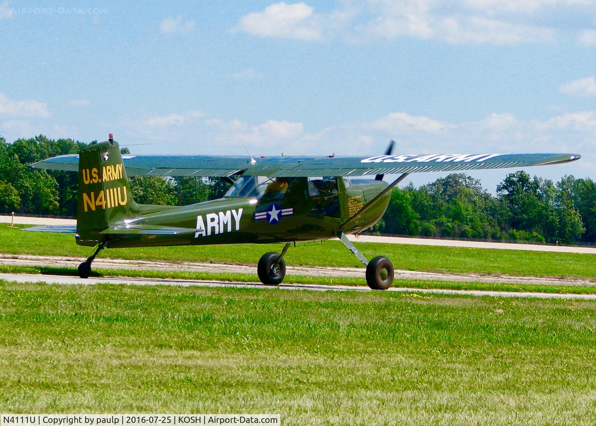 N4111U, 1963 Cessna 150D C/N 15060111, At Oshkosh.