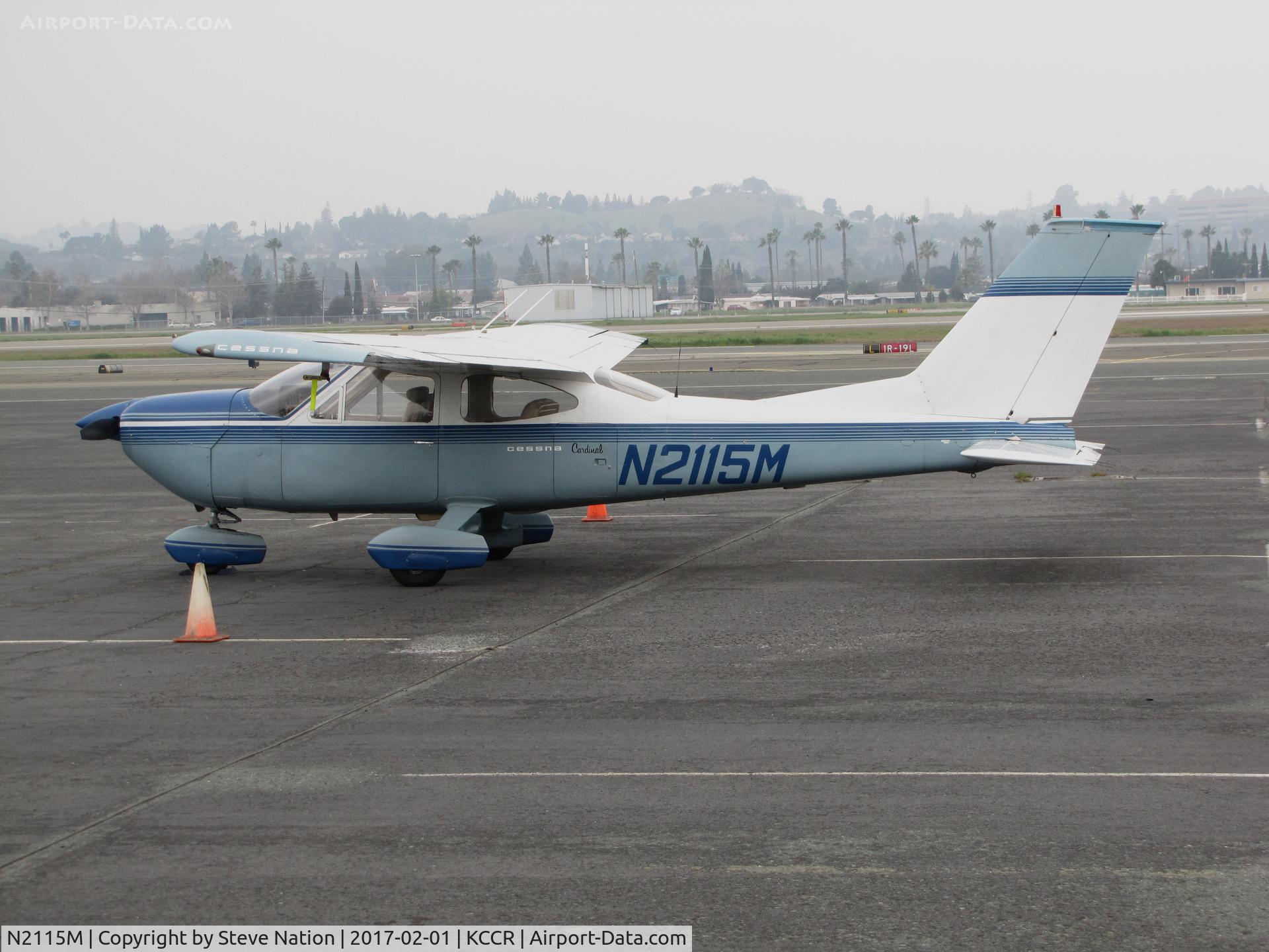 N2115M, 1972 Cessna 177B Cardinal C/N 177-01703, Locally-based 1972 Cessna 177B Cardinal @ foggy Buchanan Field (Concord, CA)