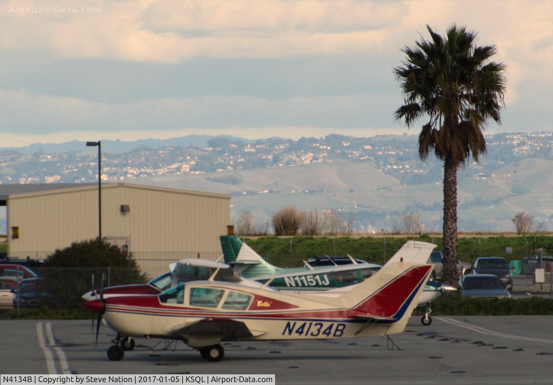 N4134B, 1974 Bellanca 17-31ATC Super Viking C/N 74-31102, Ashland, OR-based 1974 Bellanca 17-31ATC on visitor's ramp @ San Carlos Airport, CA