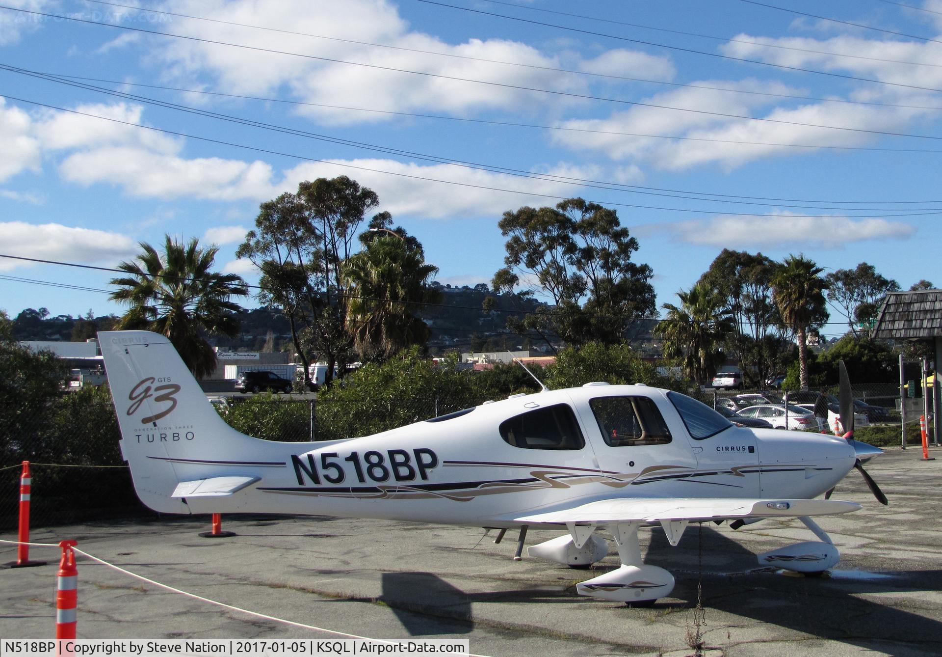 N518BP, 2007 Cirrus SR22 C/N 2683, Baywater Publishing LLC (Palo Alto, CA-based) 2007 Cirrus SR22 @ San Carlos Airport, CA