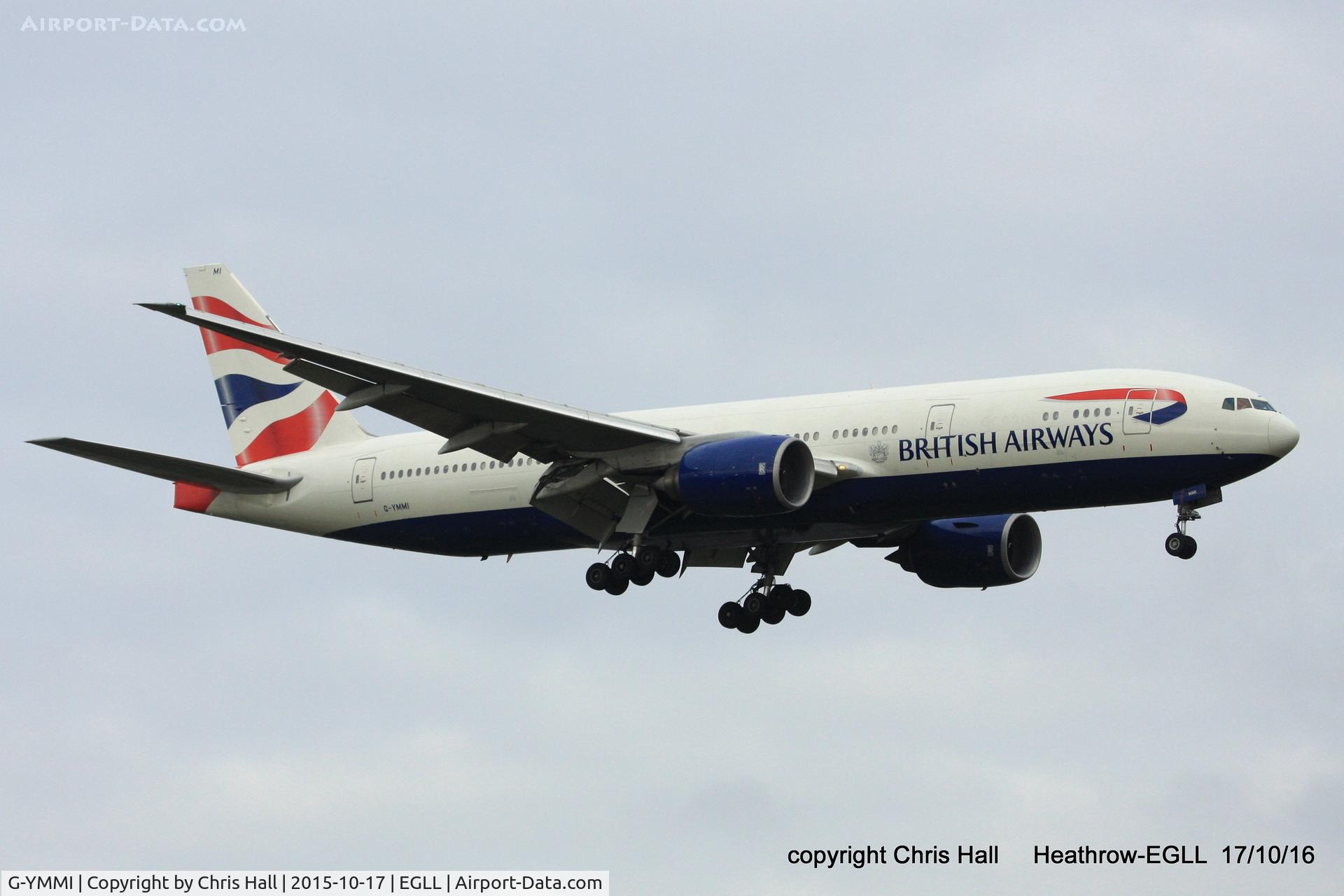 G-YMMI, 2000 Boeing 777-236 C/N 30310, British Airways
