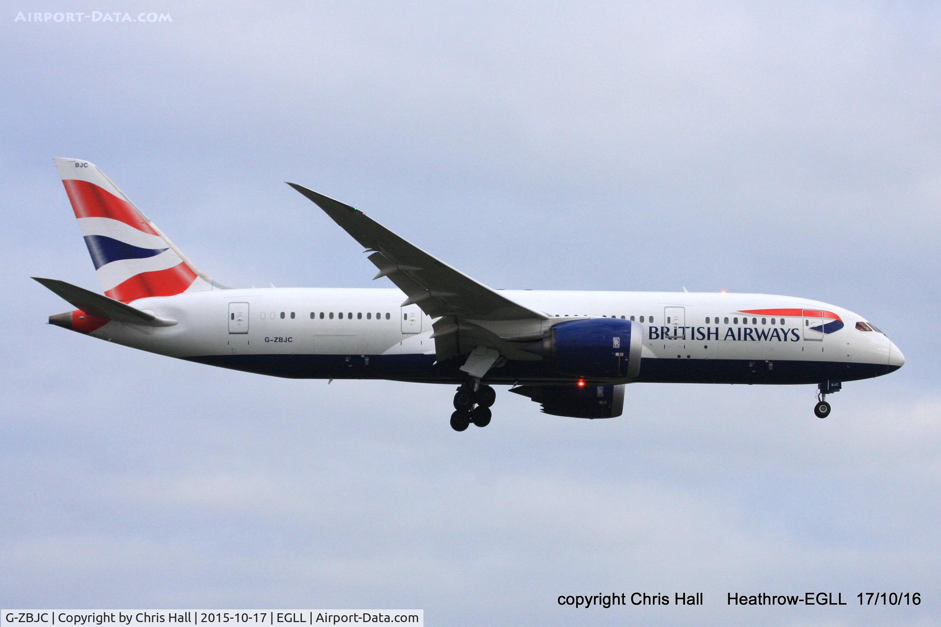 G-ZBJC, 2013 Boeing 787-8 Dreamliner C/N 38611, British Airways