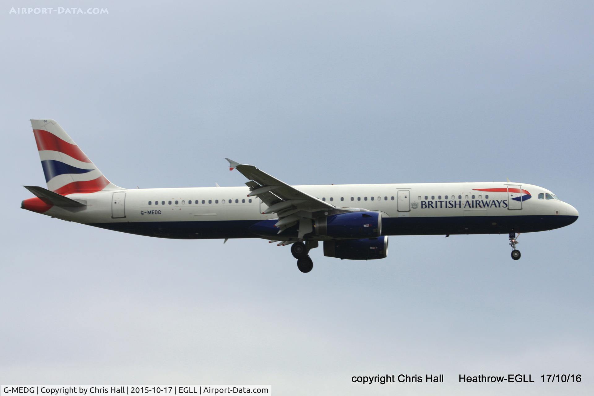 G-MEDG, 2002 Airbus A321-231 C/N 1711, British Airways