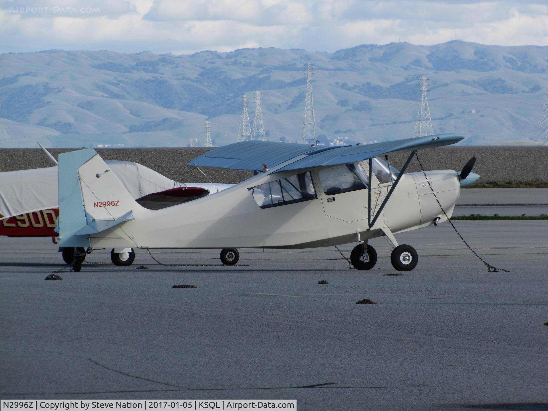 N2996Z, 1978 Bellanca 7ECA Citabria C/N 1247-78, Scruffy looking 1978 Bellanca 7ECA @ San Carlos Airport, CA