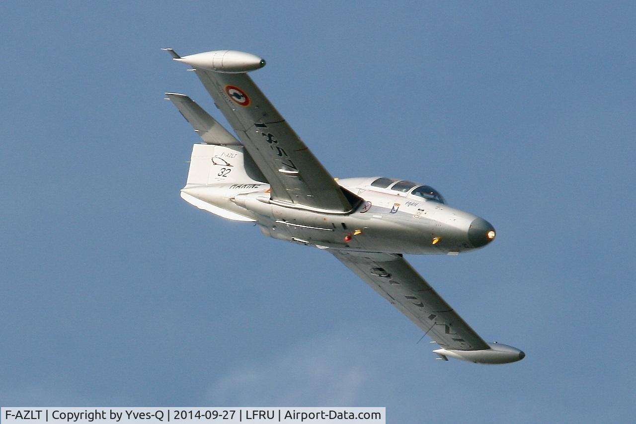 F-AZLT, 1958 Morane-Saulnier MS.760 Paris I C/N 32, Morane-Saulnier MS-760A, On display, Morlaix-Ploujean airport (LFRU-MXN) air show in september 2014