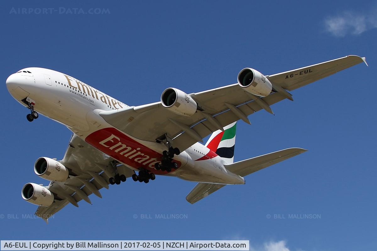 A6-EUL, 2016 Airbus A380-861 C/N 224, EK412 from DXB via SYD