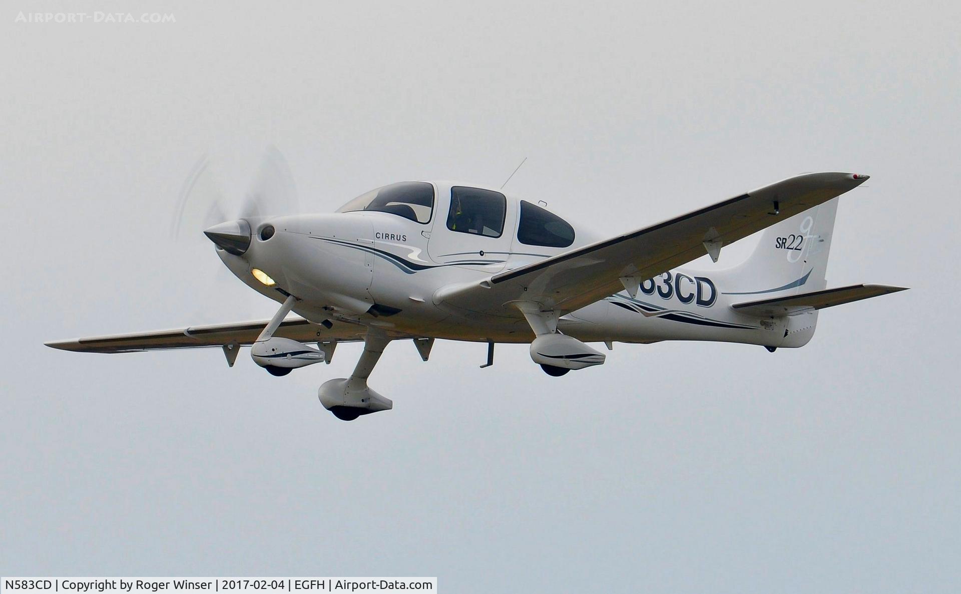 N583CD, 2006 Cirrus SR22 GTS C/N 1809, Visiting SR22 GTS departing Runway 22.