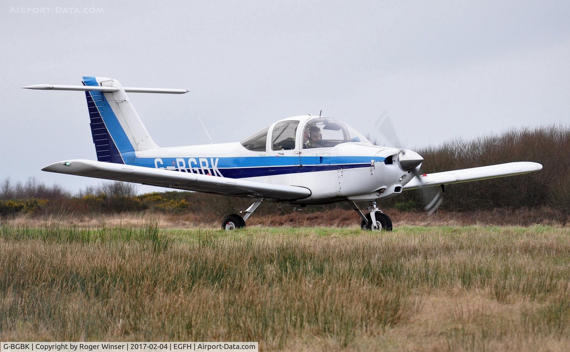 G-BGBK, 1978 Piper PA-38-112 Tomahawk Tomahawk C/N 38-78A0433, Visiting Tomahawk.