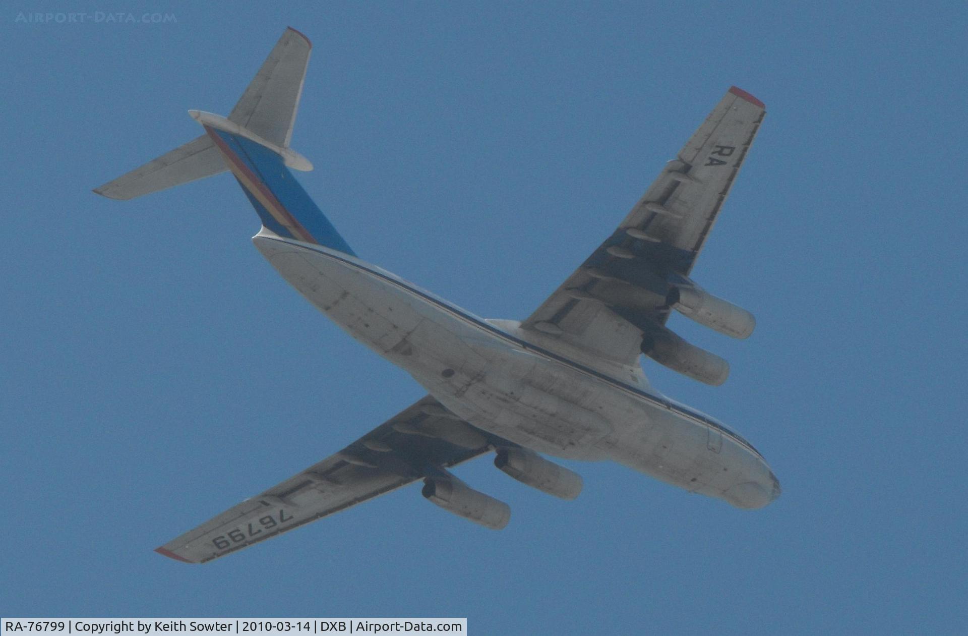 RA-76799, 1990 Ilyushin Il-76TD C/N 1003403075, On departure