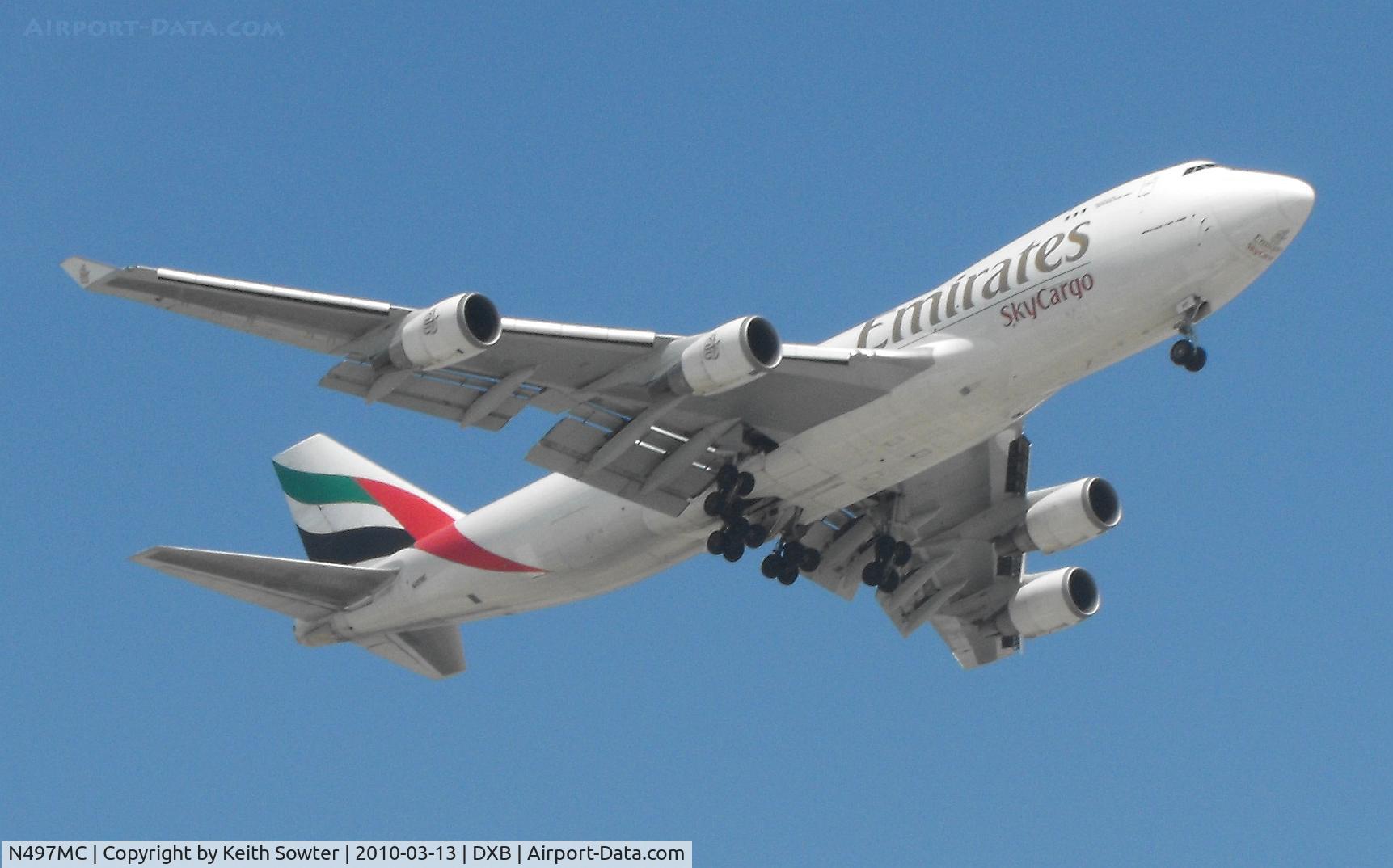 N497MC, 1999 Boeing 747-47UF C/N 29258, Long finals