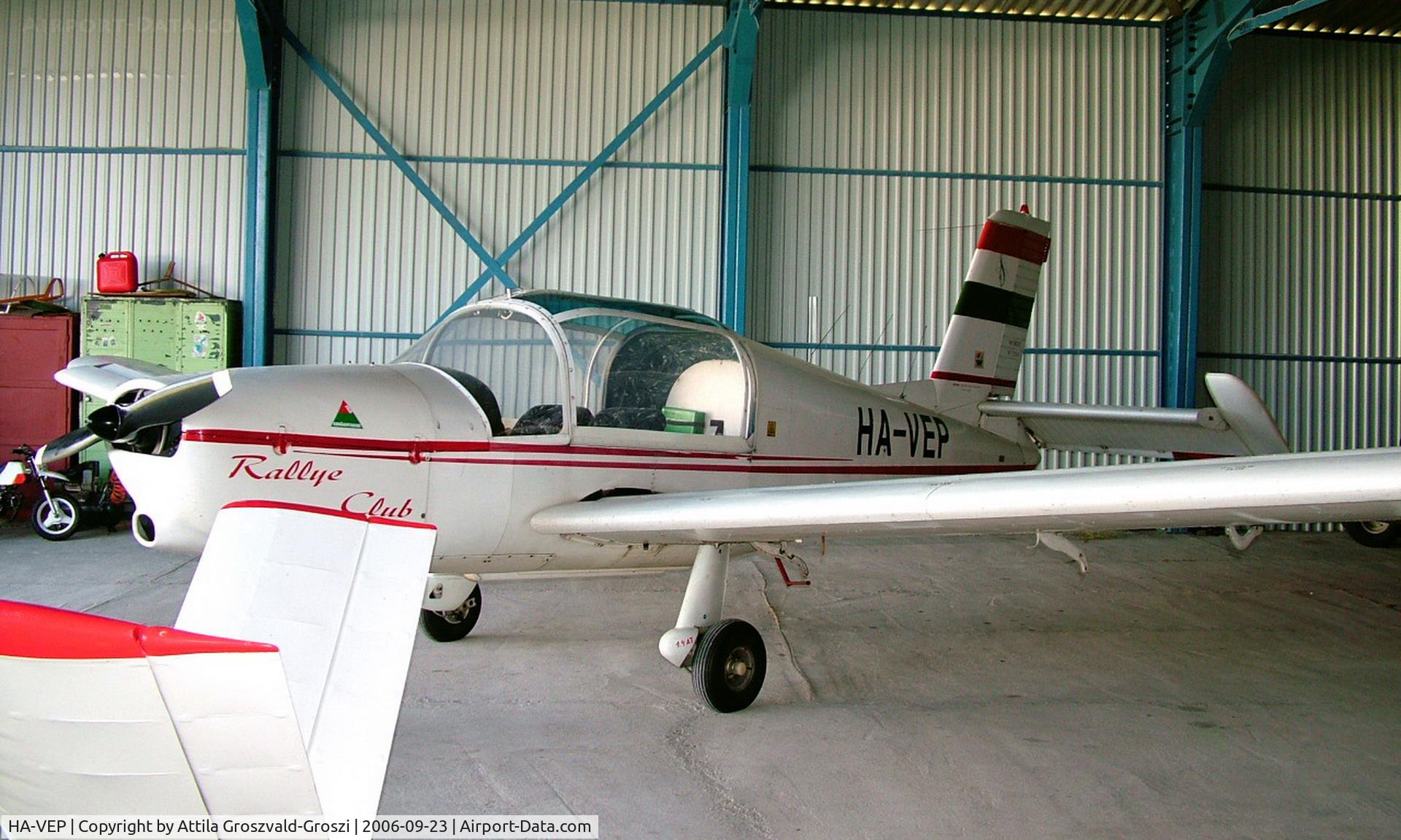 HA-VEP, 1968 Socata MS-880B Rallye Club C/N 1259, Úrhida Airfield, Hungary