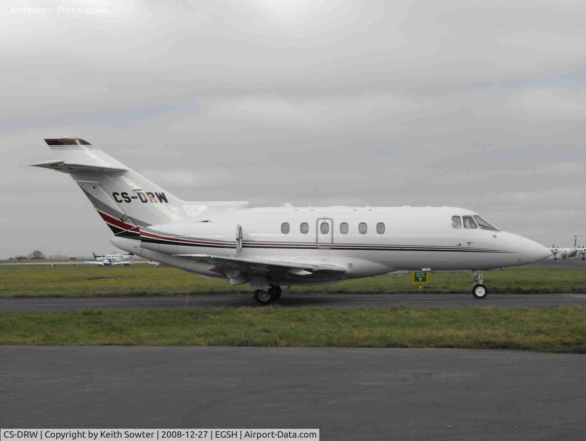 CS-DRW, 2007 Raytheon Hawker 800XPi C/N 258829, Taxying in
