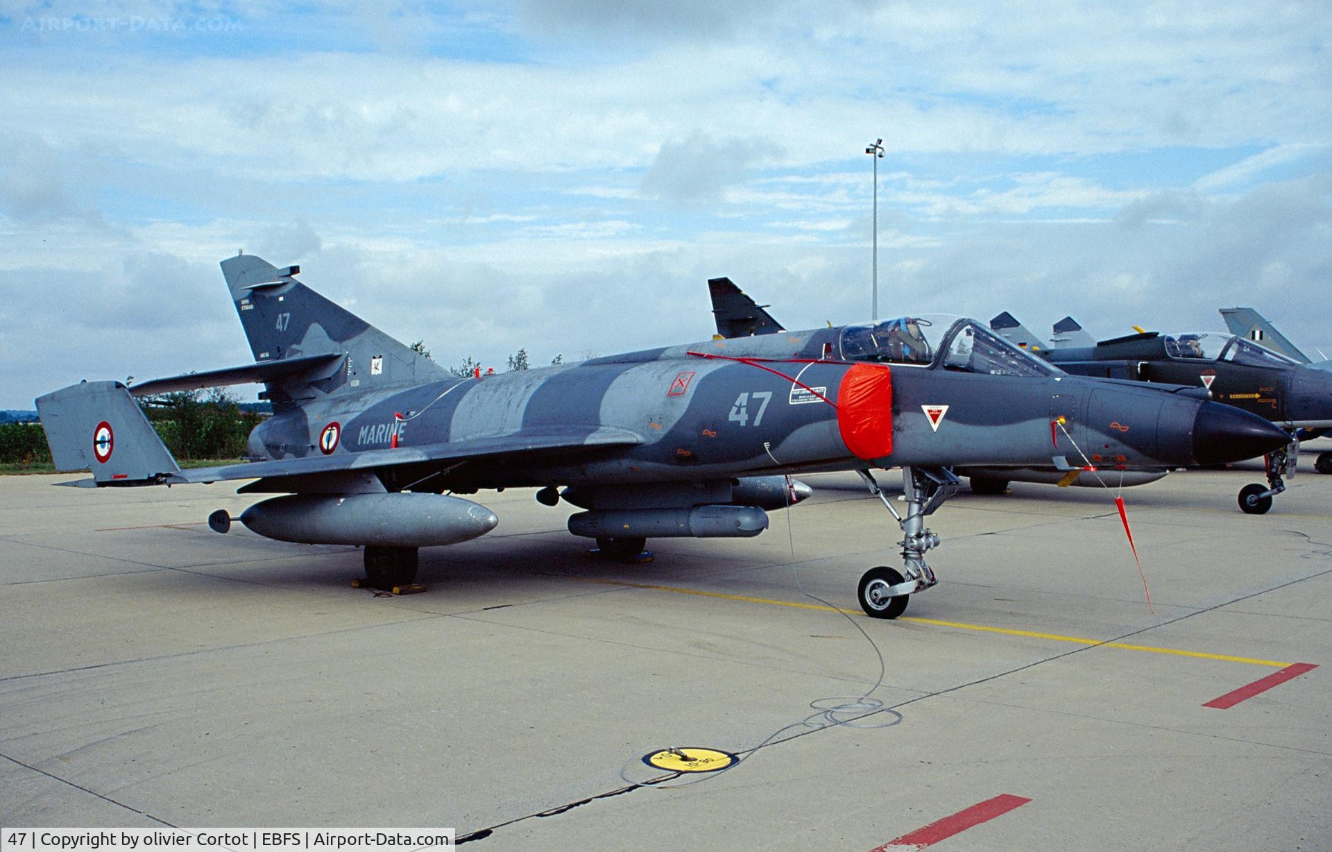 47, Dassault Super Etendard C/N 47, Florennes airshow 2001