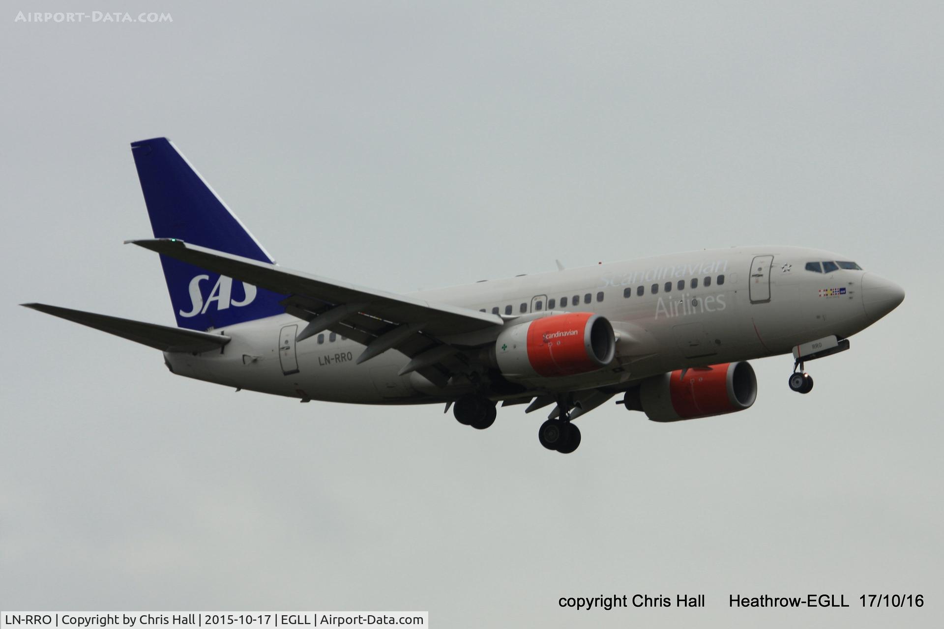 LN-RRO, 1998 Boeing 737-683 C/N 28288, SAS Scandinavian Airlines