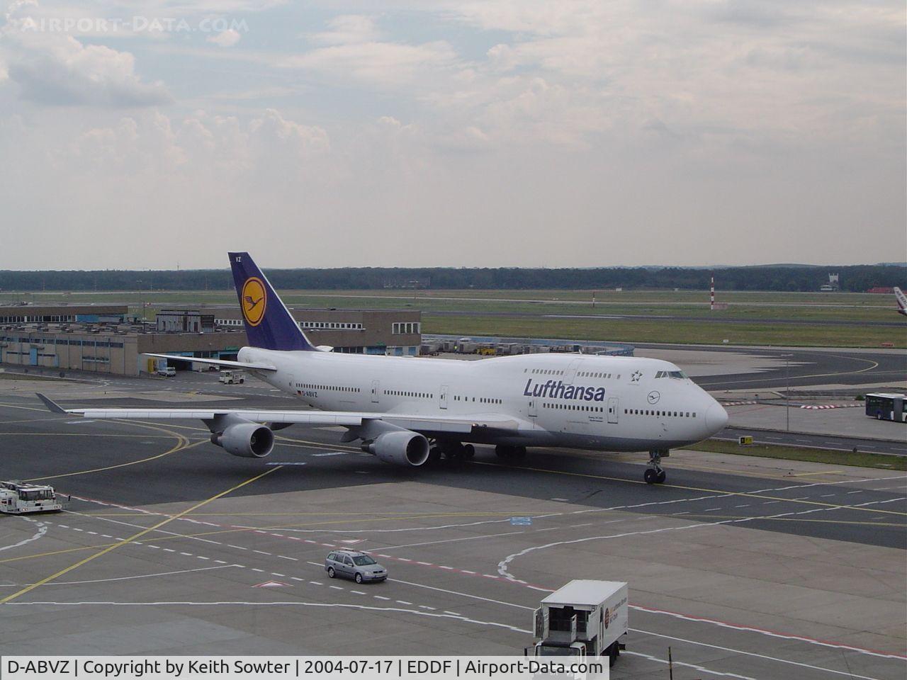 D-ABVZ, 2001 Boeing 747-430 C/N 29870, Taken from Spectators terrace