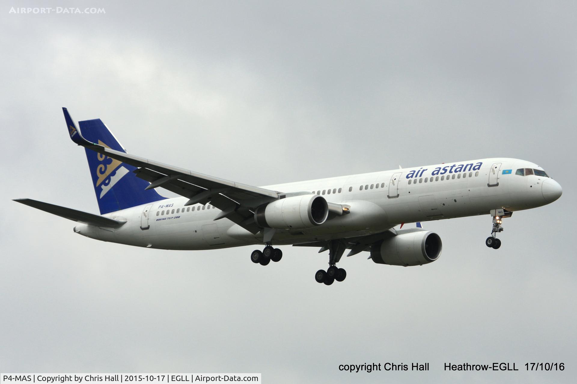 P4-MAS, 1997 Boeing 757-28A C/N 28833, Air Astana