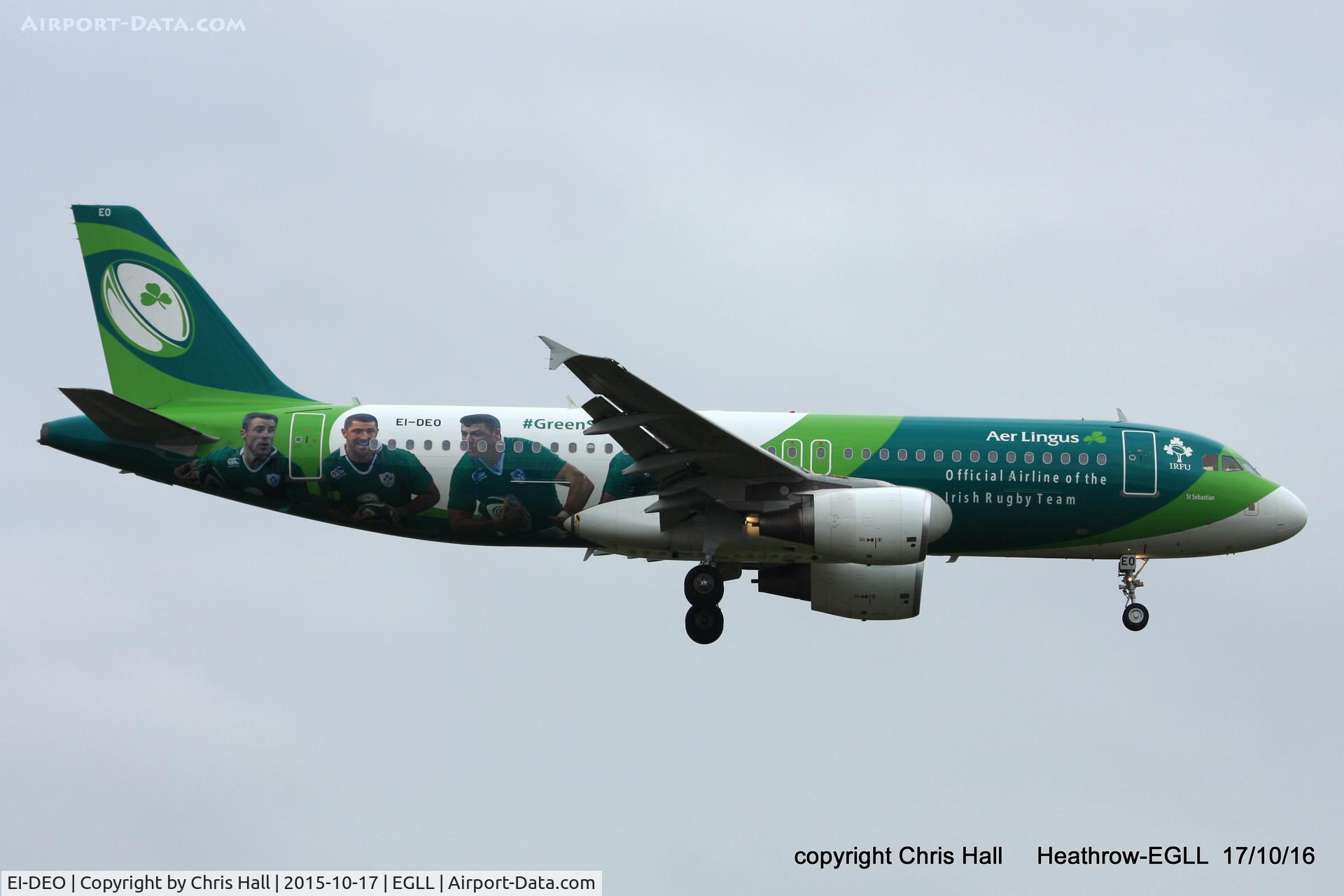 EI-DEO, 2005 Airbus A320-214 C/N 2486, Aer Lingus Rugby scheme