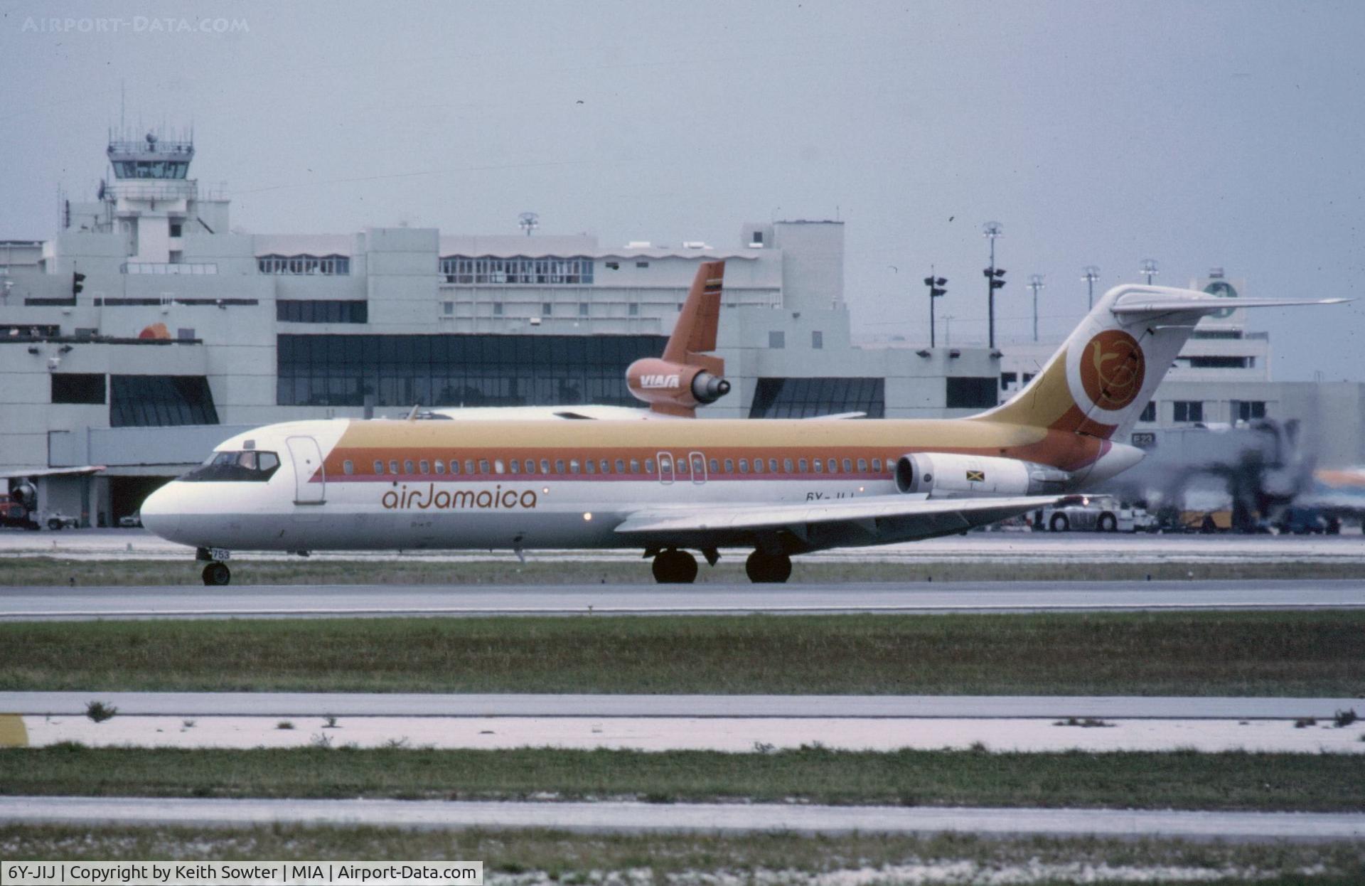 6Y-JIJ, 1974 McDonnell Douglas DC-9-32 C/N 47639, Miami Int 1982